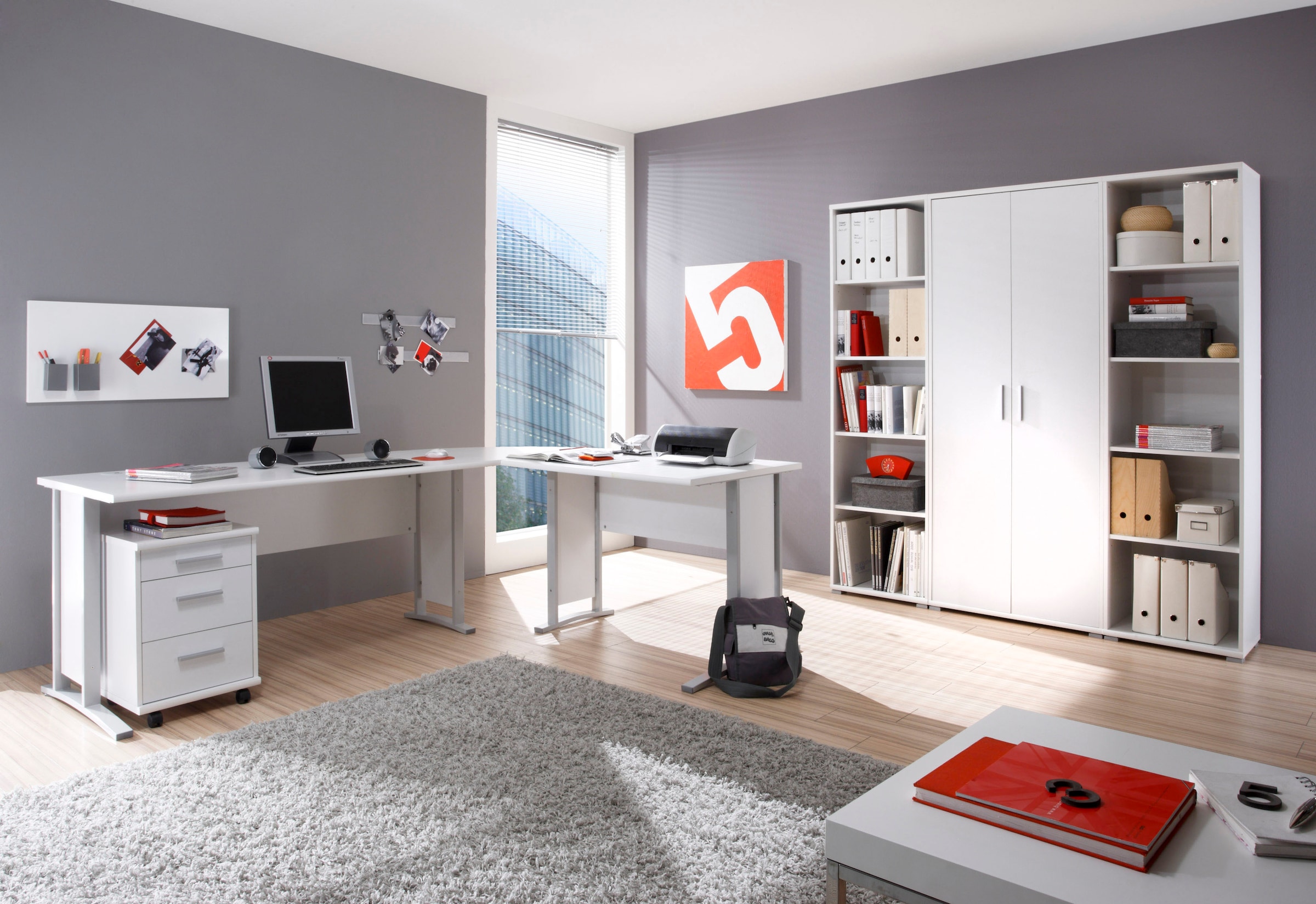 BEGA OFFICE Rollcontainer »Büro-Rollcontainer mit Schubladen, Rollcontainer Rollbar«