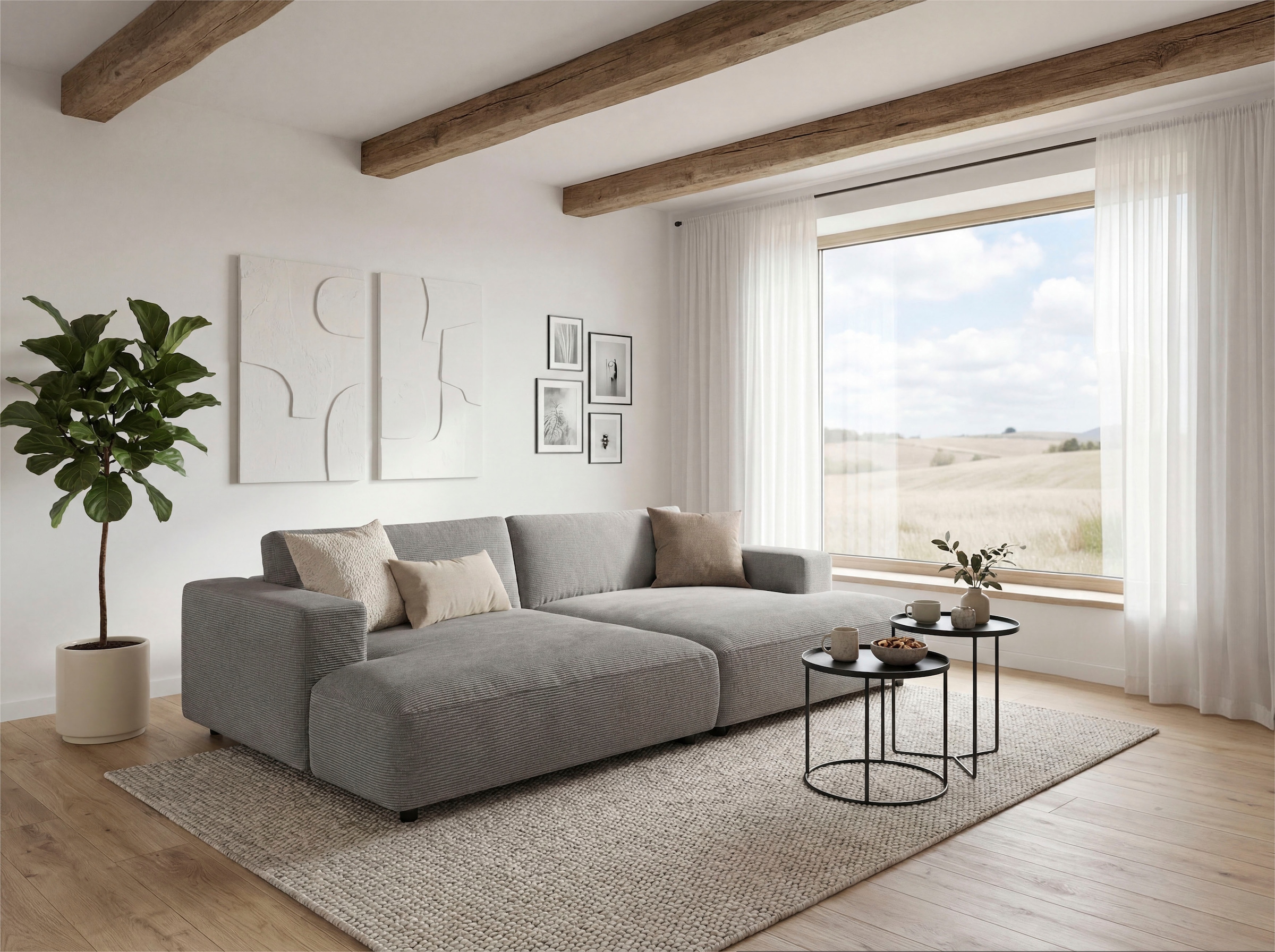 Musterring Canapé de salon »MR LUCIA, die ultimative Lounge-Oase, Breite 300cm, bequem, Mega Sofa« Surface méga, coussins de chambre haut de gamme & confort de luxe