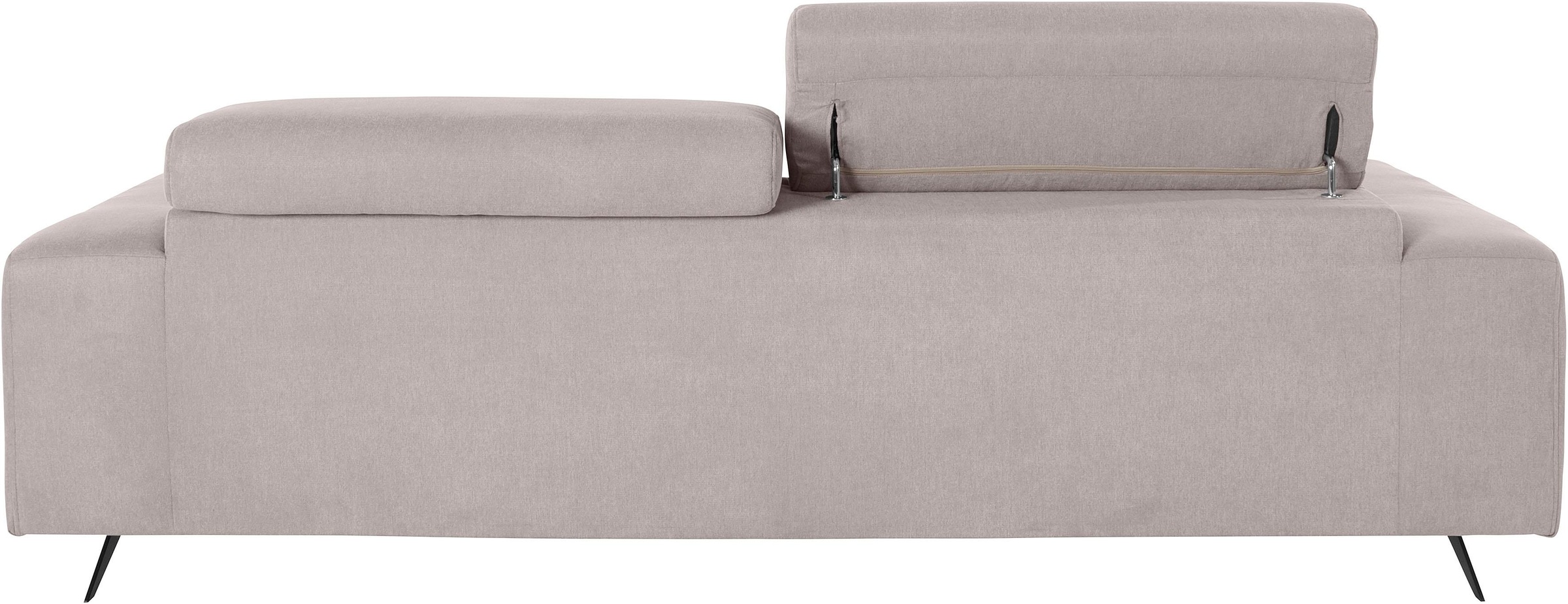 DOMO collection 2-Sitzer »Trento, mit Kufenfuss oder Einzelfuss«, wahlweise mit Kopfteilverstellung und in zwei Grössen erhältlich