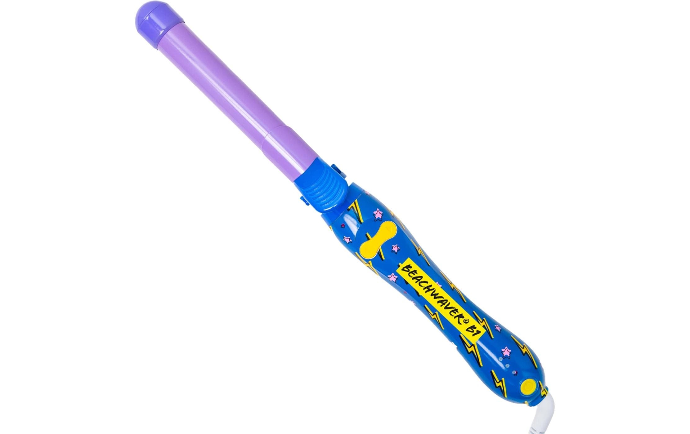 Image of BEACHWAVER Lockenstab "Neon B1 Electric Sky" Rotierender Lockenstab mit Keramikbeschichtung