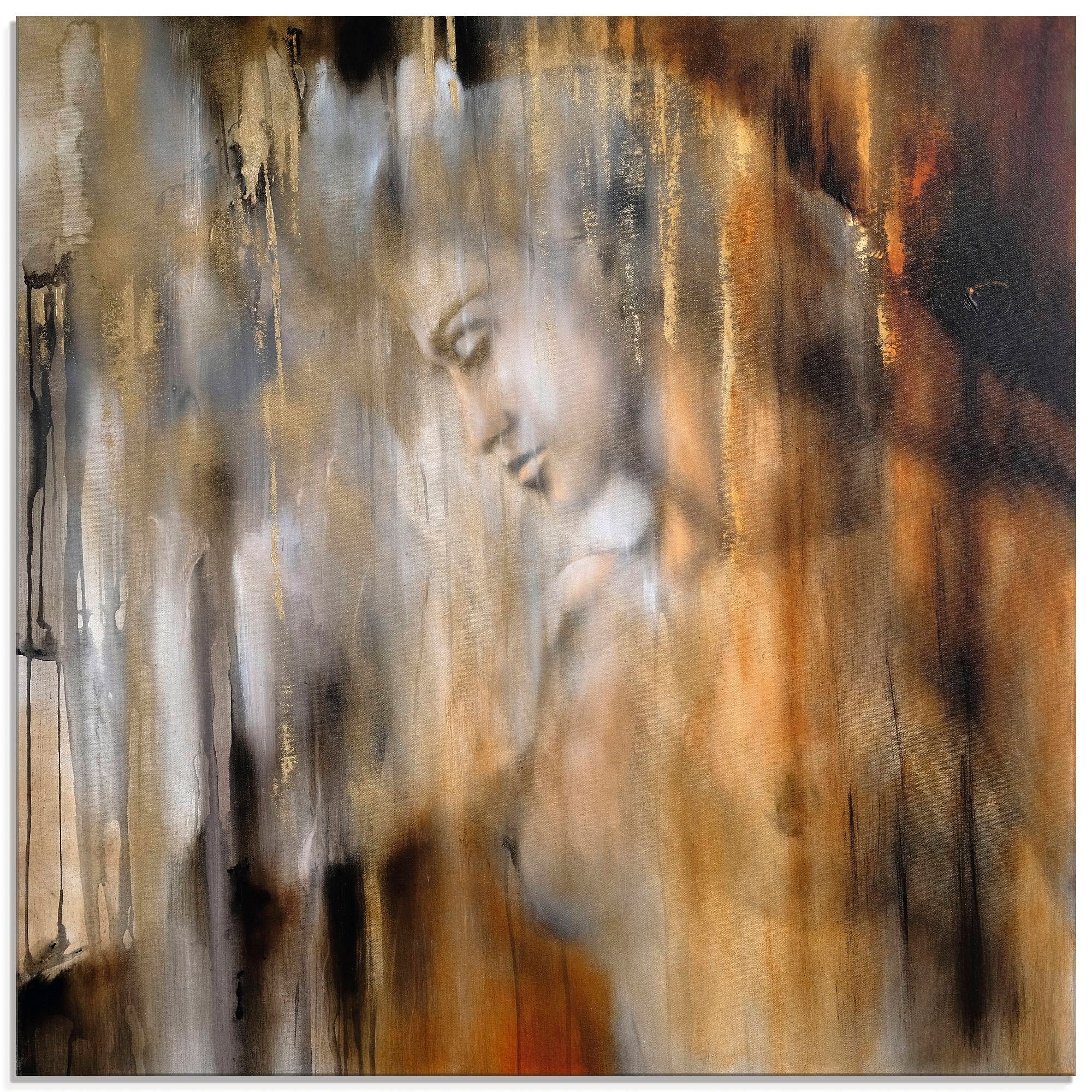 Image of Artland Glasbild "Vera" Frau 1 Stk. tlg. in verschiedenen Grössen