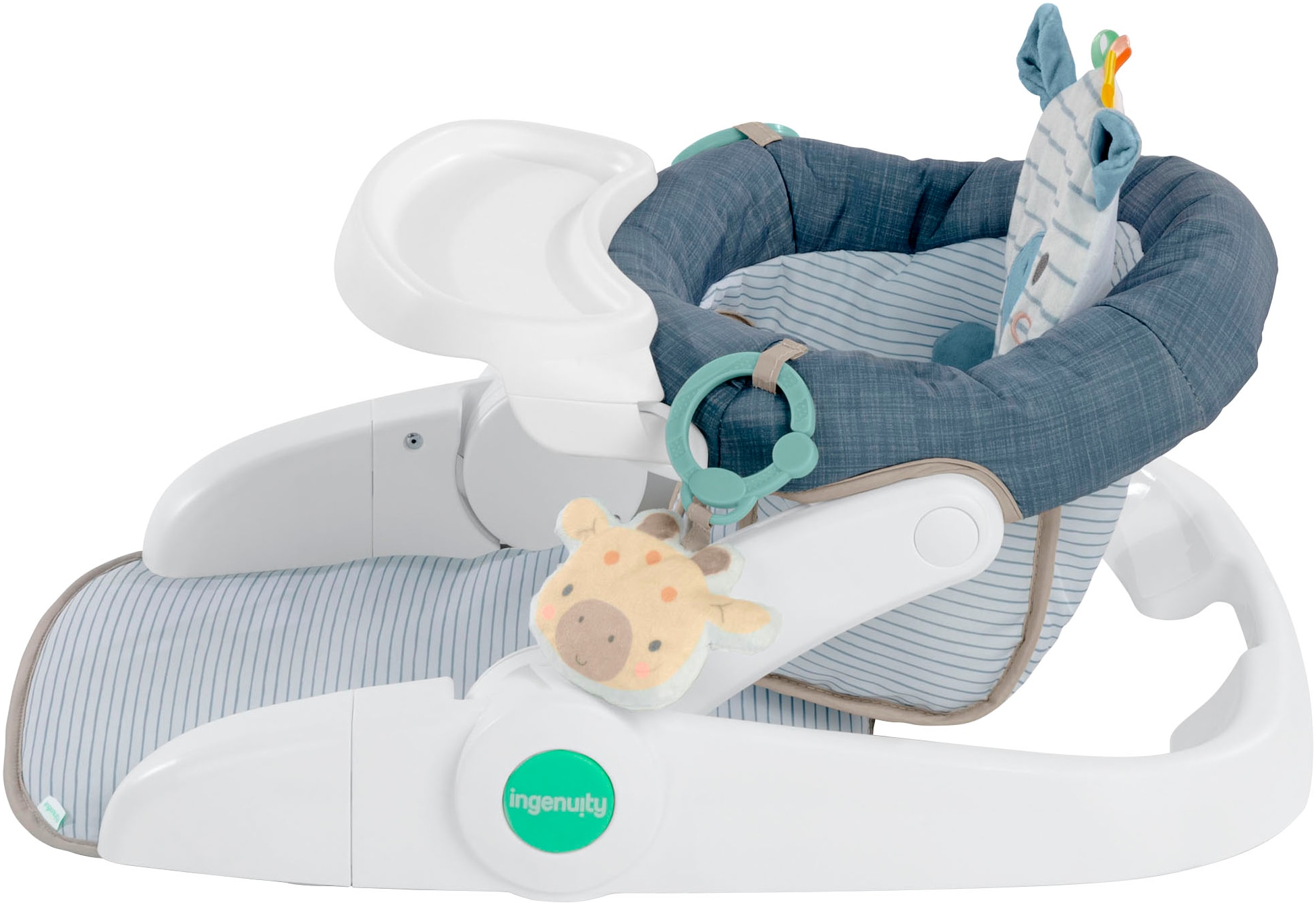 ingenuity Tischsitz »Prop Spot™ Learn-to-Sit™ - Casi™« inklusive 2 Spielzeugen und 3 bunten Anhängern