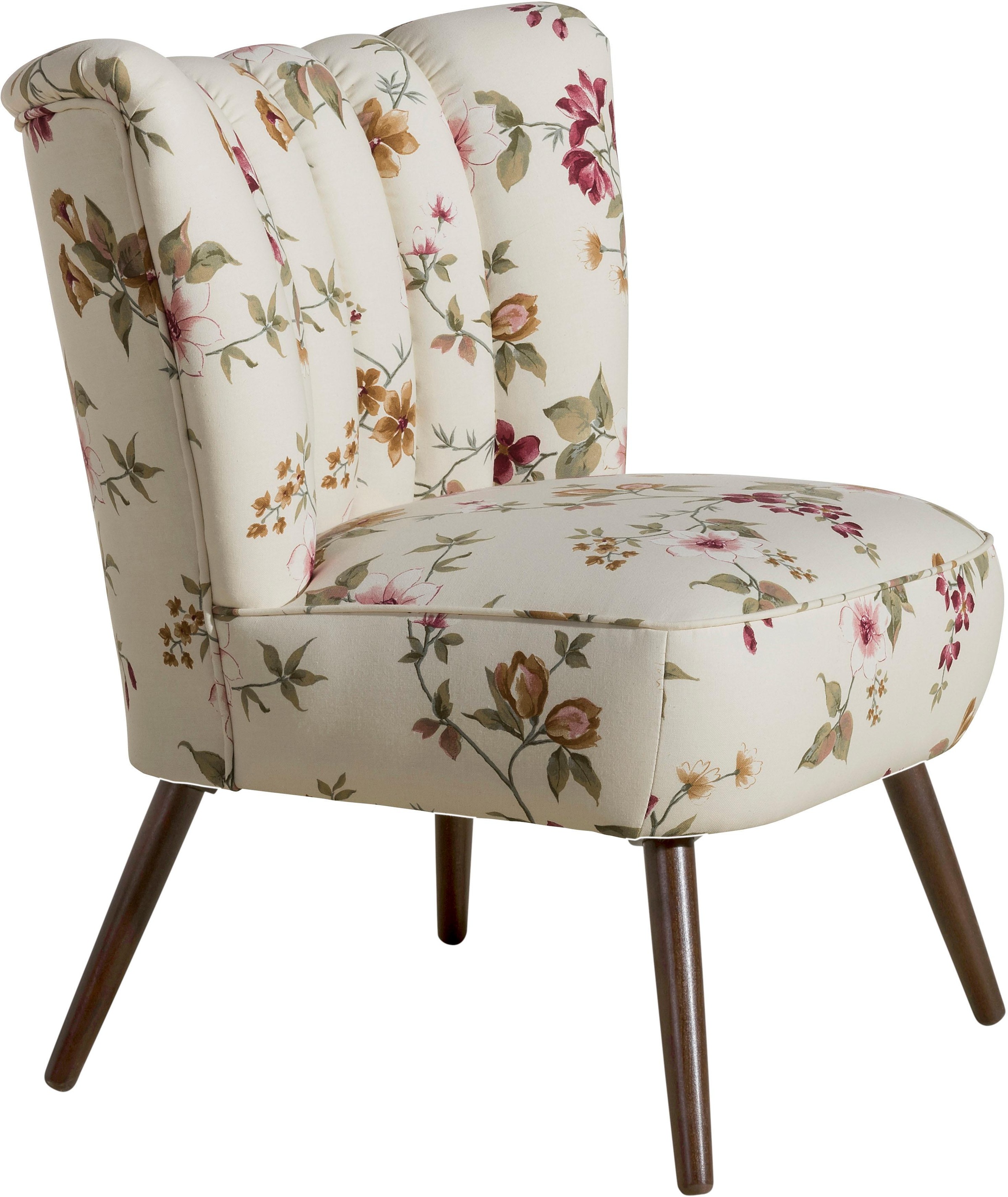 Max Winzer® Sessel »Aspen«, im Retrostil, mit Blumenmuster