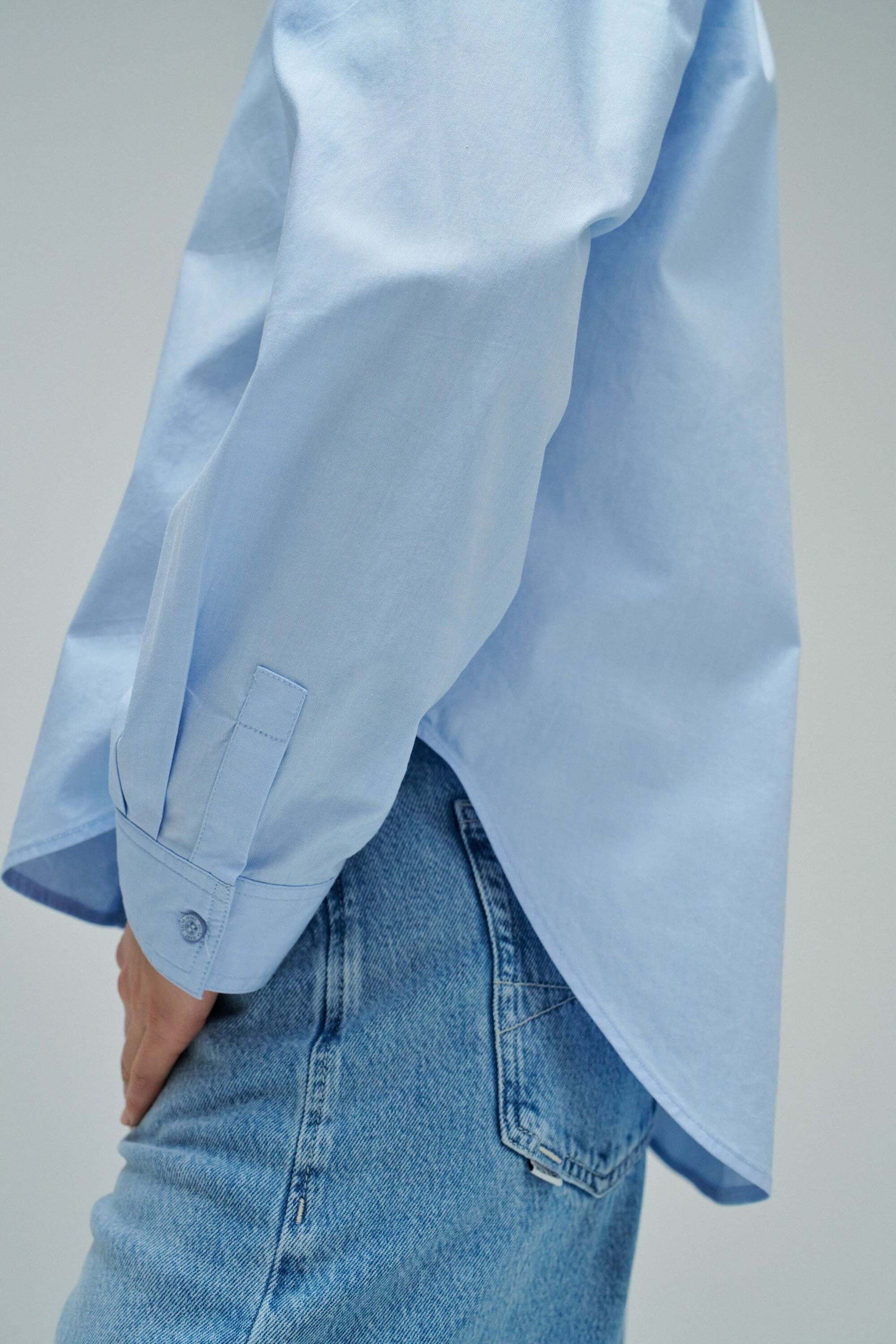 Salsa Langarmbluse »Salsa Jeans Langarmbluse Oversize Basic«