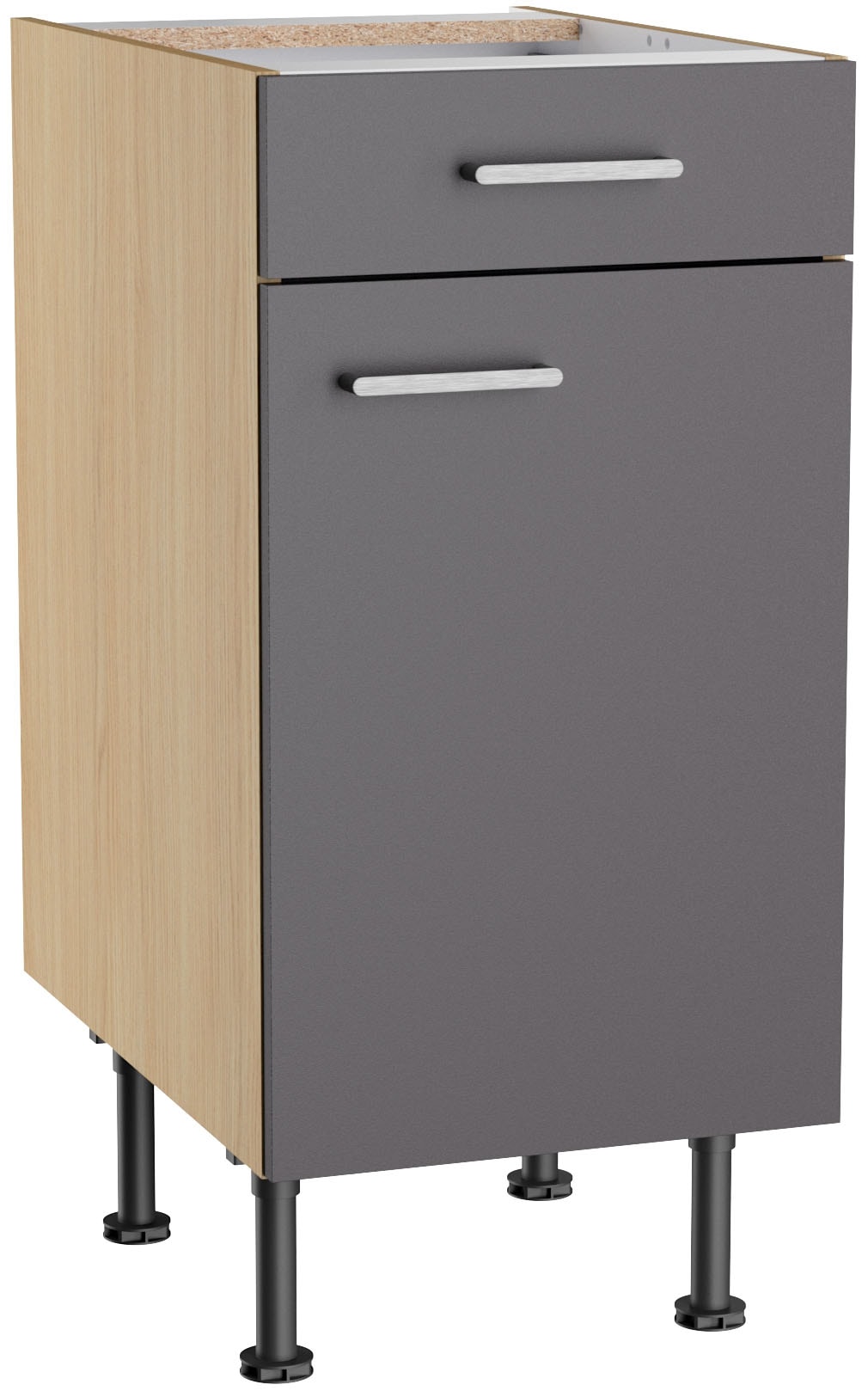 KOCHSTATION Armoire basse »KS-Lucy« Breite 40 cm, höhenverstellbare Füsse, Soft-Close