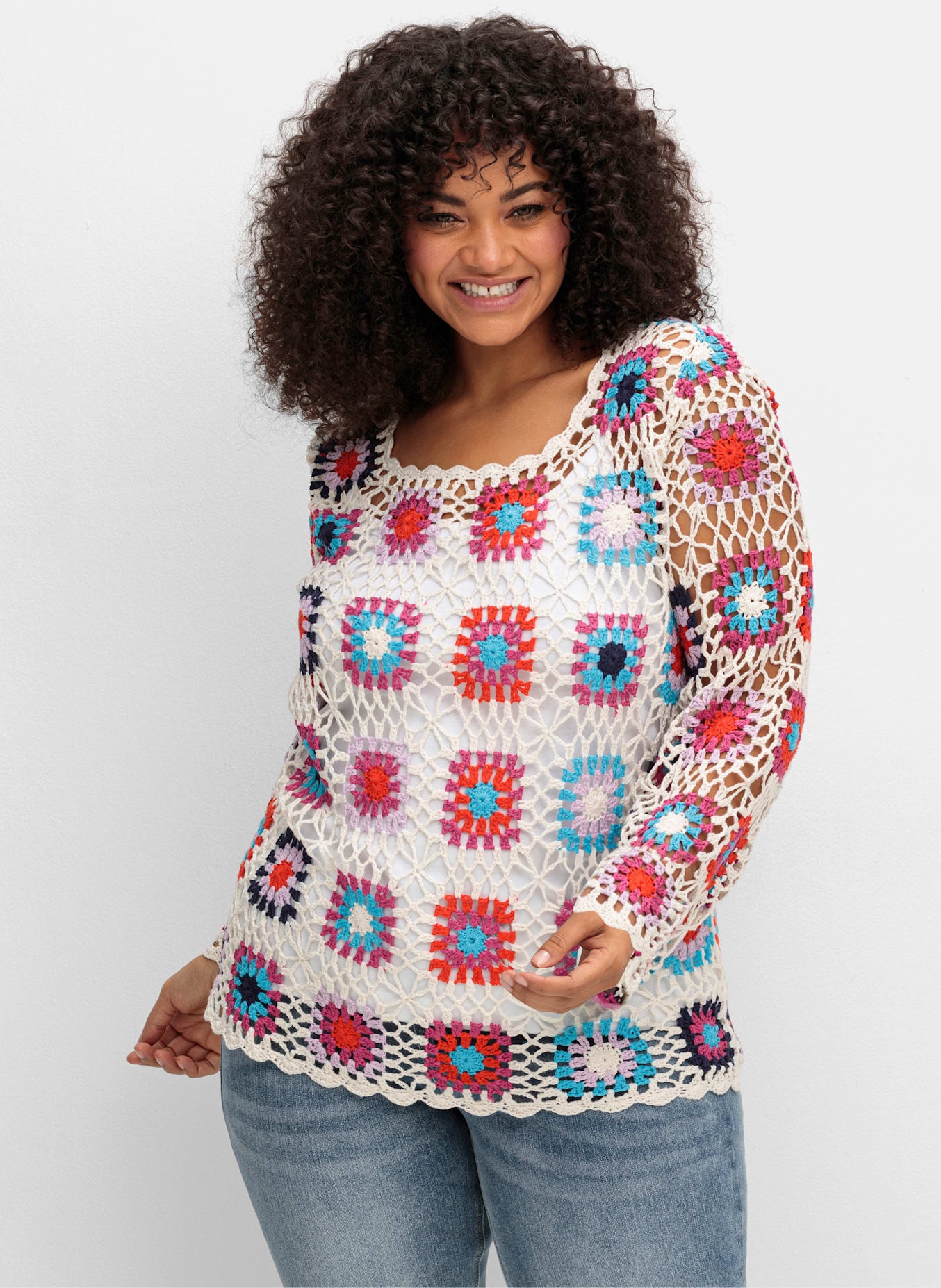 Image of sheego by Joe Browns Strickpullover "Strickpullover"