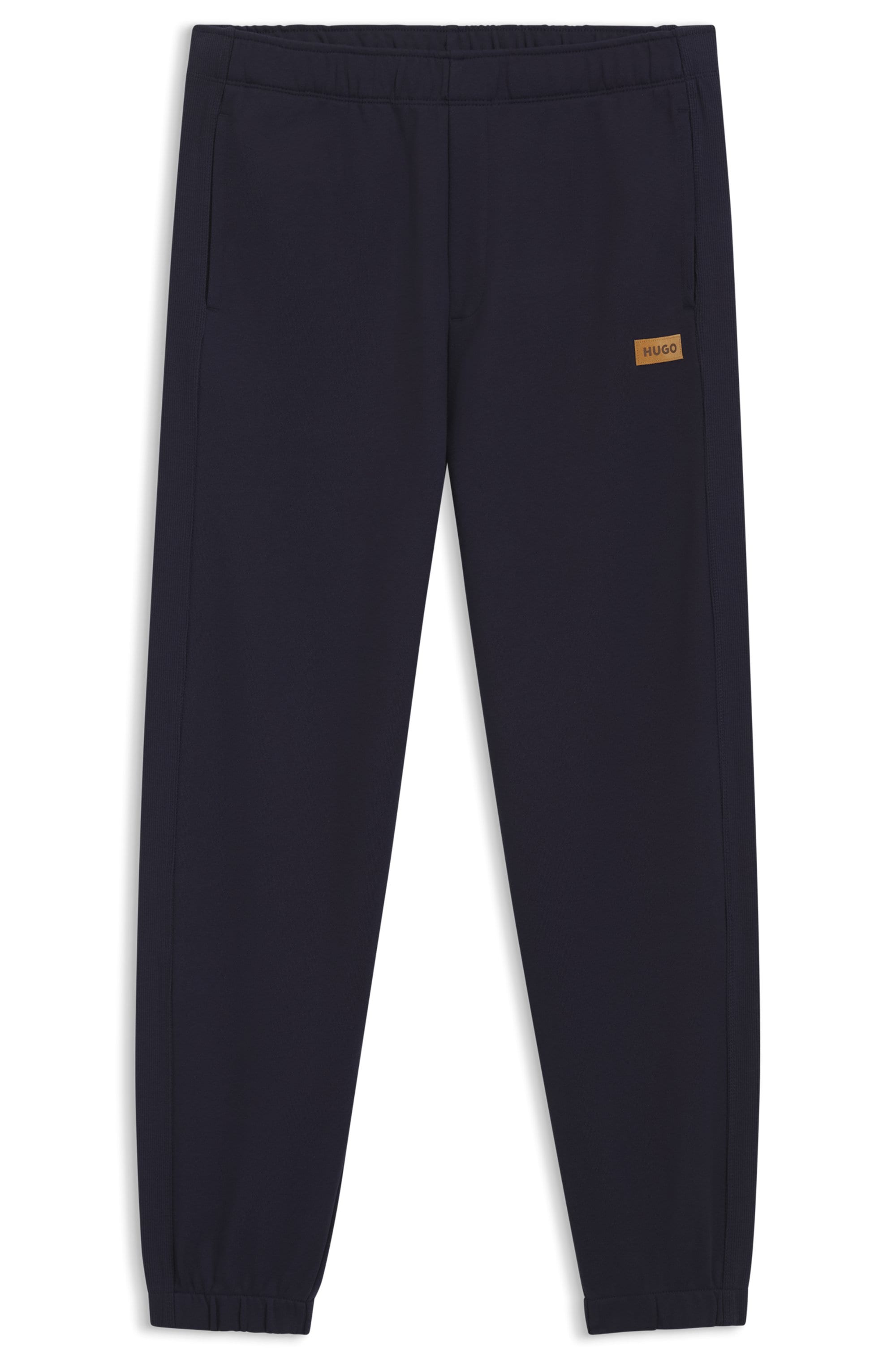 HUGO Pantalon sweat »Nevatro«  Regular Fit, Zierhosenschlitz, elastische Bündchen