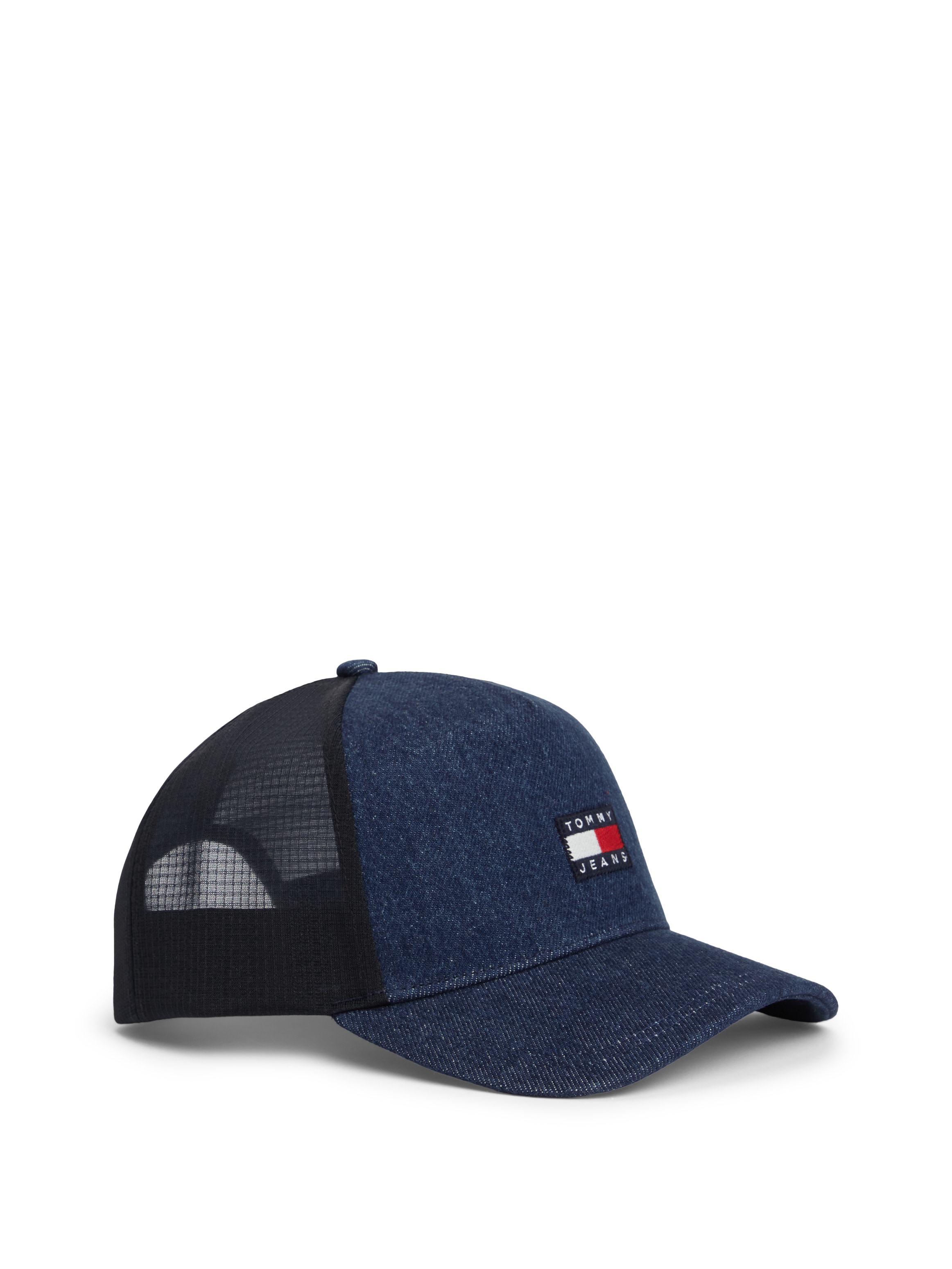 Image of Tommy Jeans Trucker Cap "TJM HERTIAGE DENIM" Regular fit mit festem Schirm