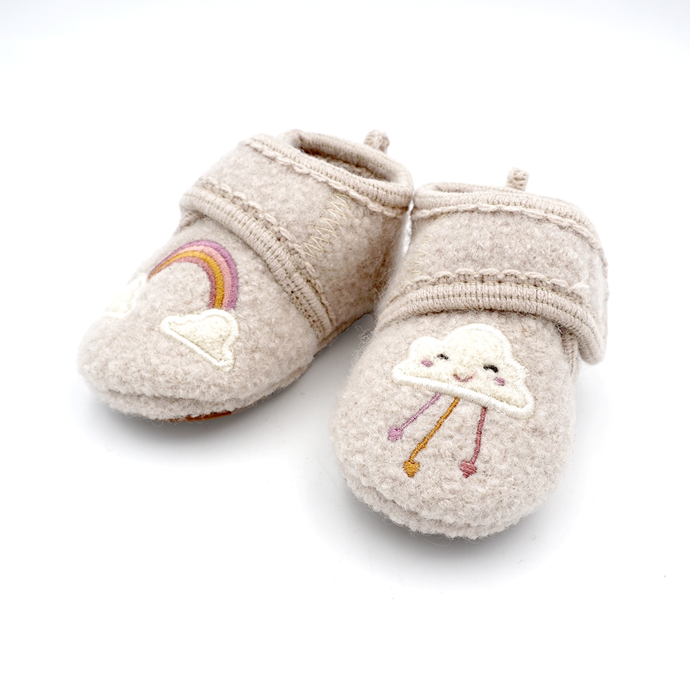 Image of MAXIMO Lauflernschuh Lauflernschuhe, Klettverschluss, Anti-Rutsch-Sohle, wärmend, Wolle