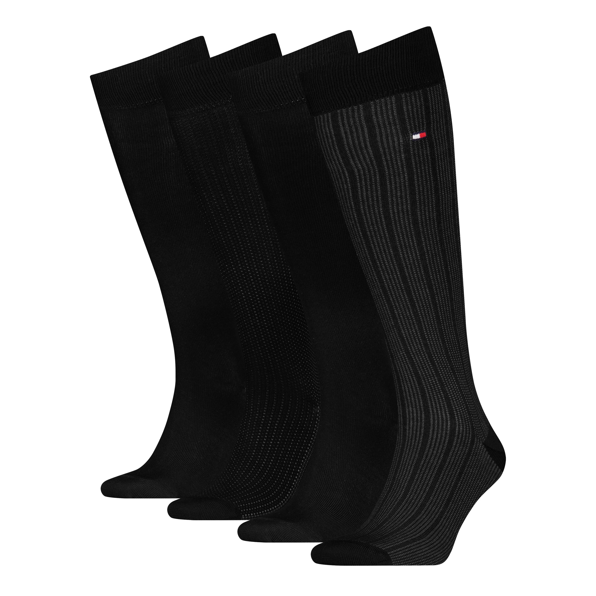 Image of Tommy Hilfiger Kniestrümpfe "TH MEN KNEEHIGH 4P TIN GIFTBOX" 4er Pack, mit Geschenkbox
