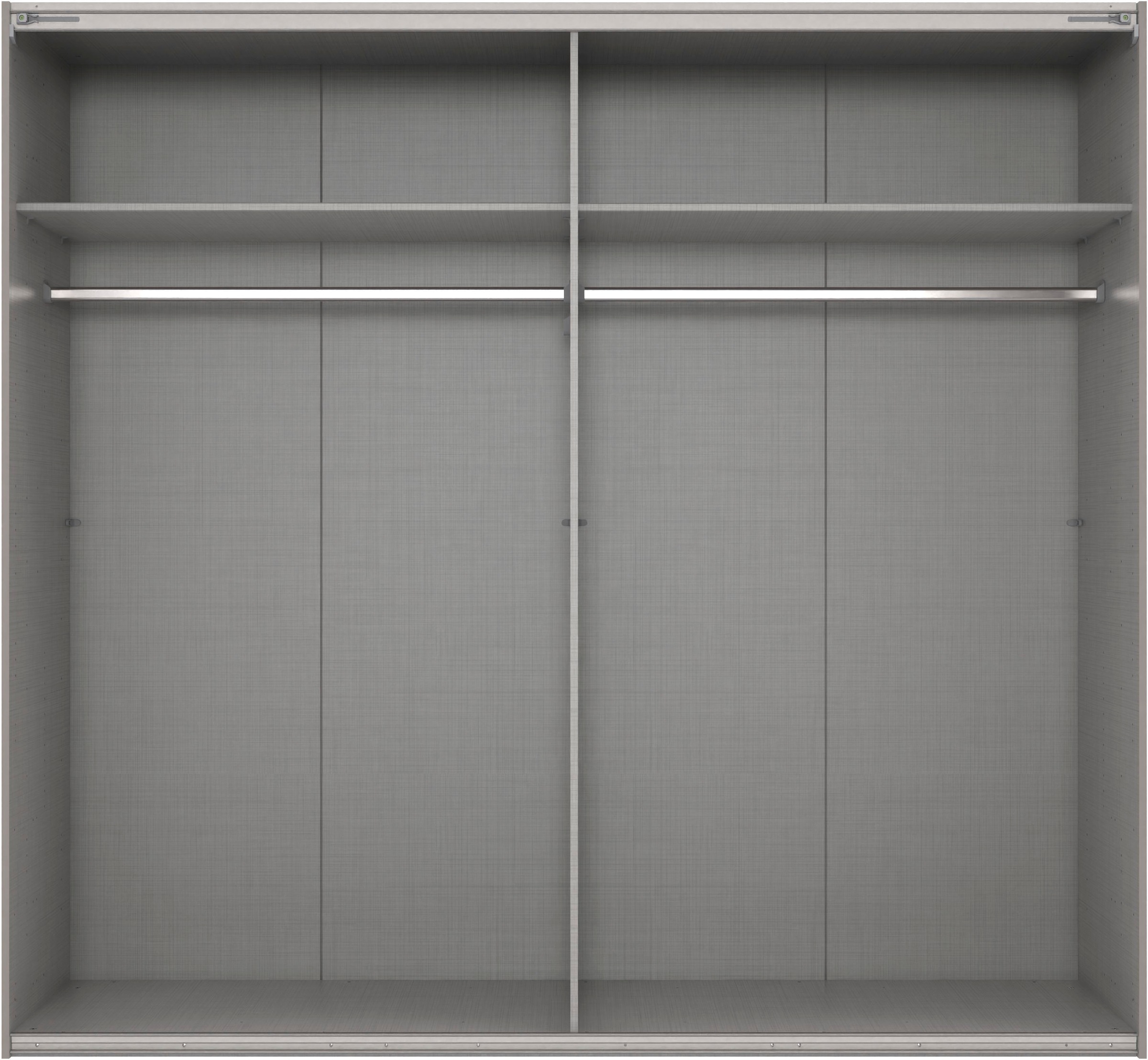 Wimex Kleiderschrank »Mugano, Made in Germany, Lieferung bis in Deine Etage und Stellort«, (wähle Deine Ausstattung: Basic oder Premium!), 3 Schwebetüren, grosse Grössen, mit oder ohne Spiegel, Metallgriffe
