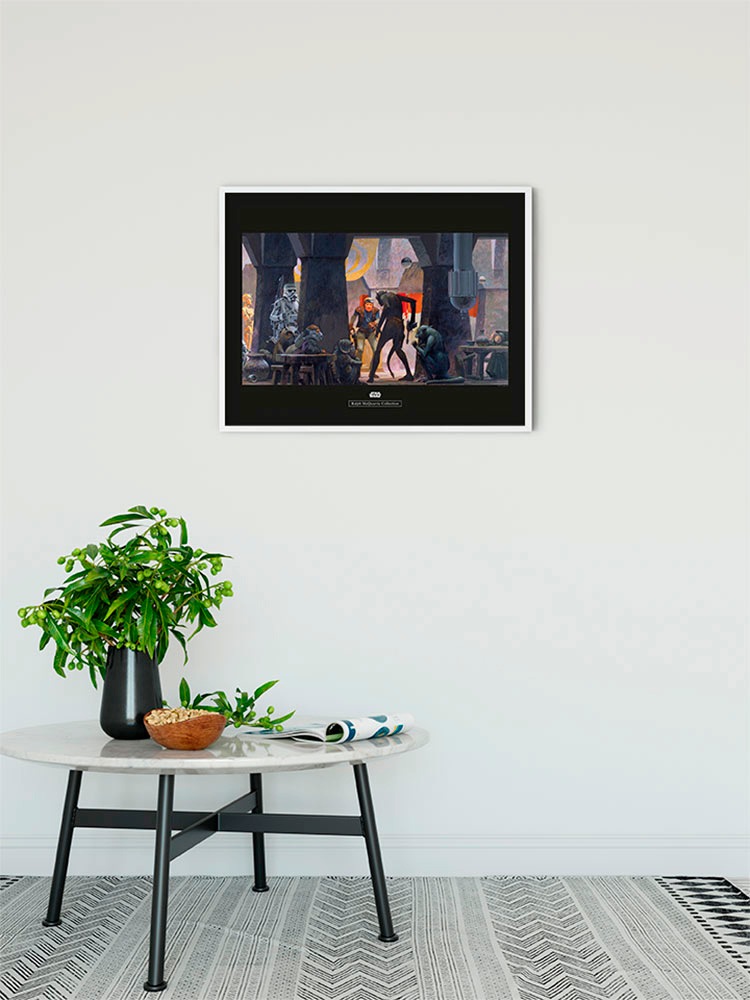 Komar Bild »Star Wars Classic RMQ Mos Eisley Streets«, Star Wars, (1 St.), Wandbild zur Dekoration im Kinderzimmer - ohne Rahmen
