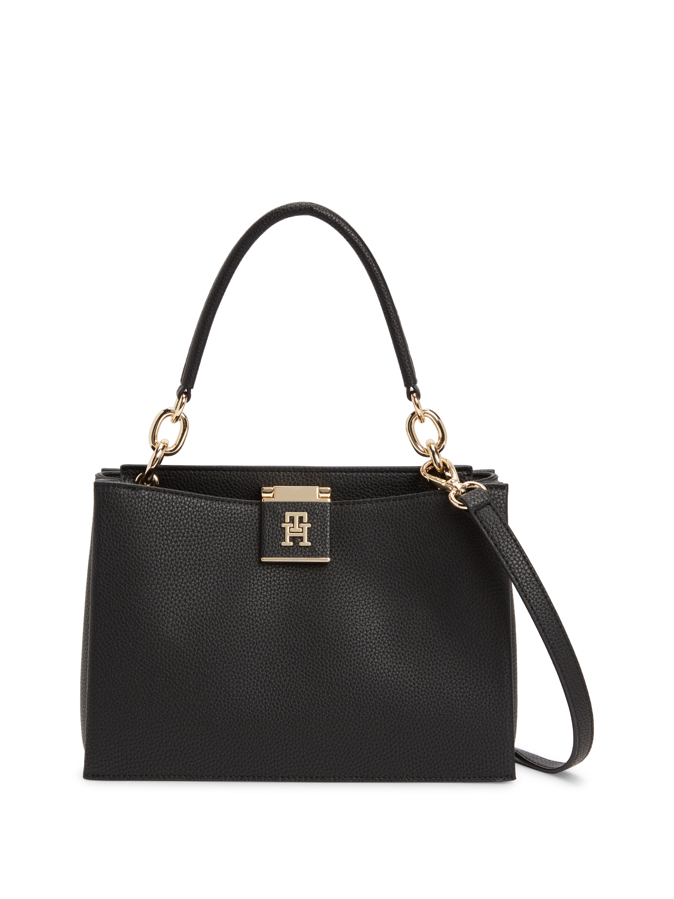 Image of Tommy Hilfiger Henkeltasche "TH HER TOTE" Damen Schultertasche, Henkeltasche mit TH-Logo