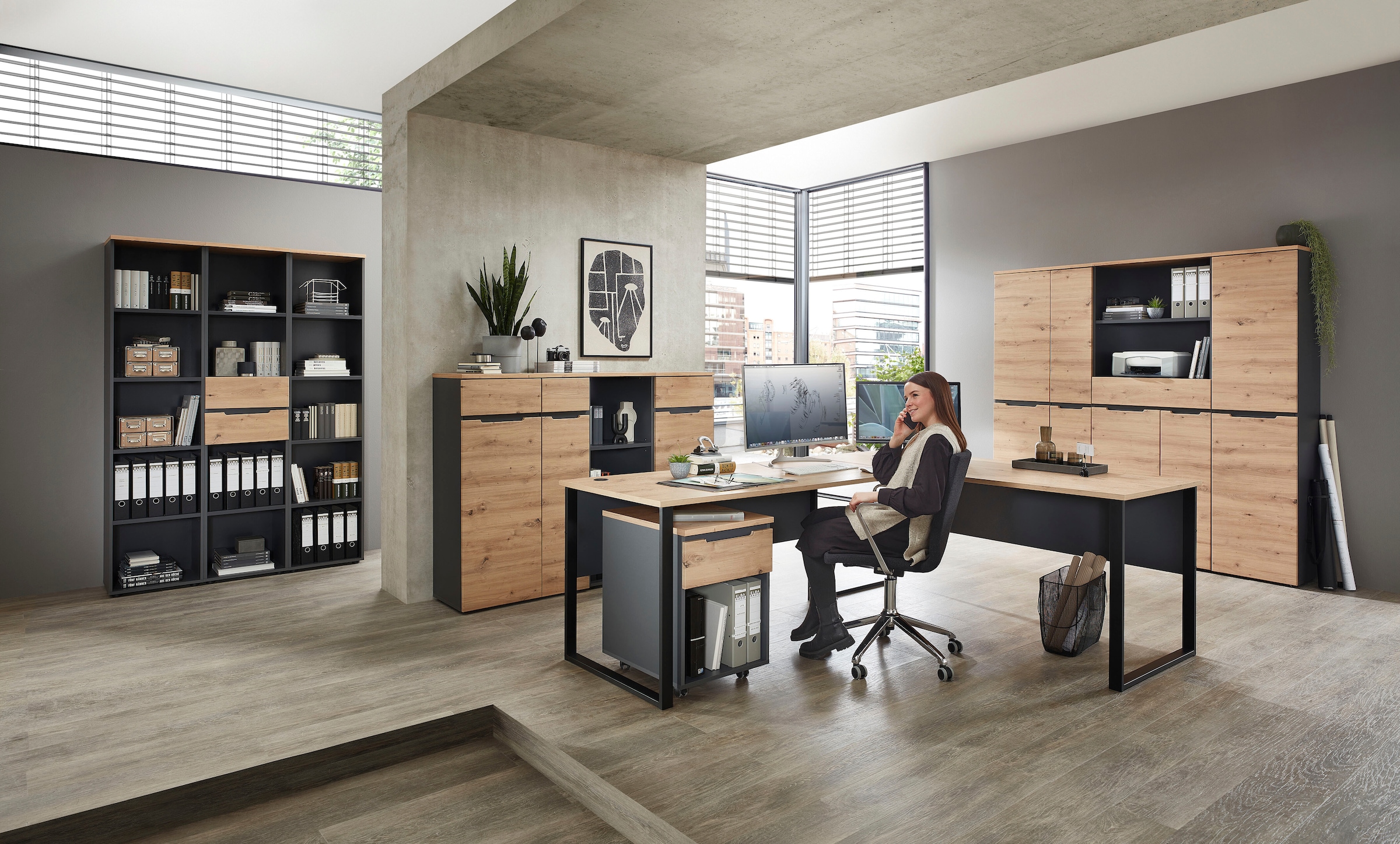 Image of Innostyle Aktenregal "Memphis Büroregal" 1 Stk. tlg.