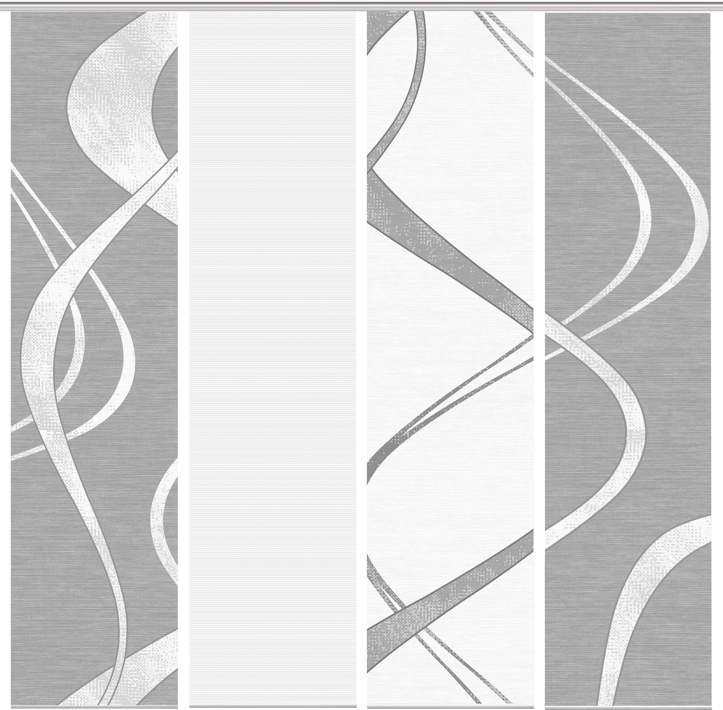 Image of Vision Schiebegardine »TIBONO 4er SET«, (4 St.), Bambus-Optik, Digital bedruckt bei Ackermann Versand Schweiz