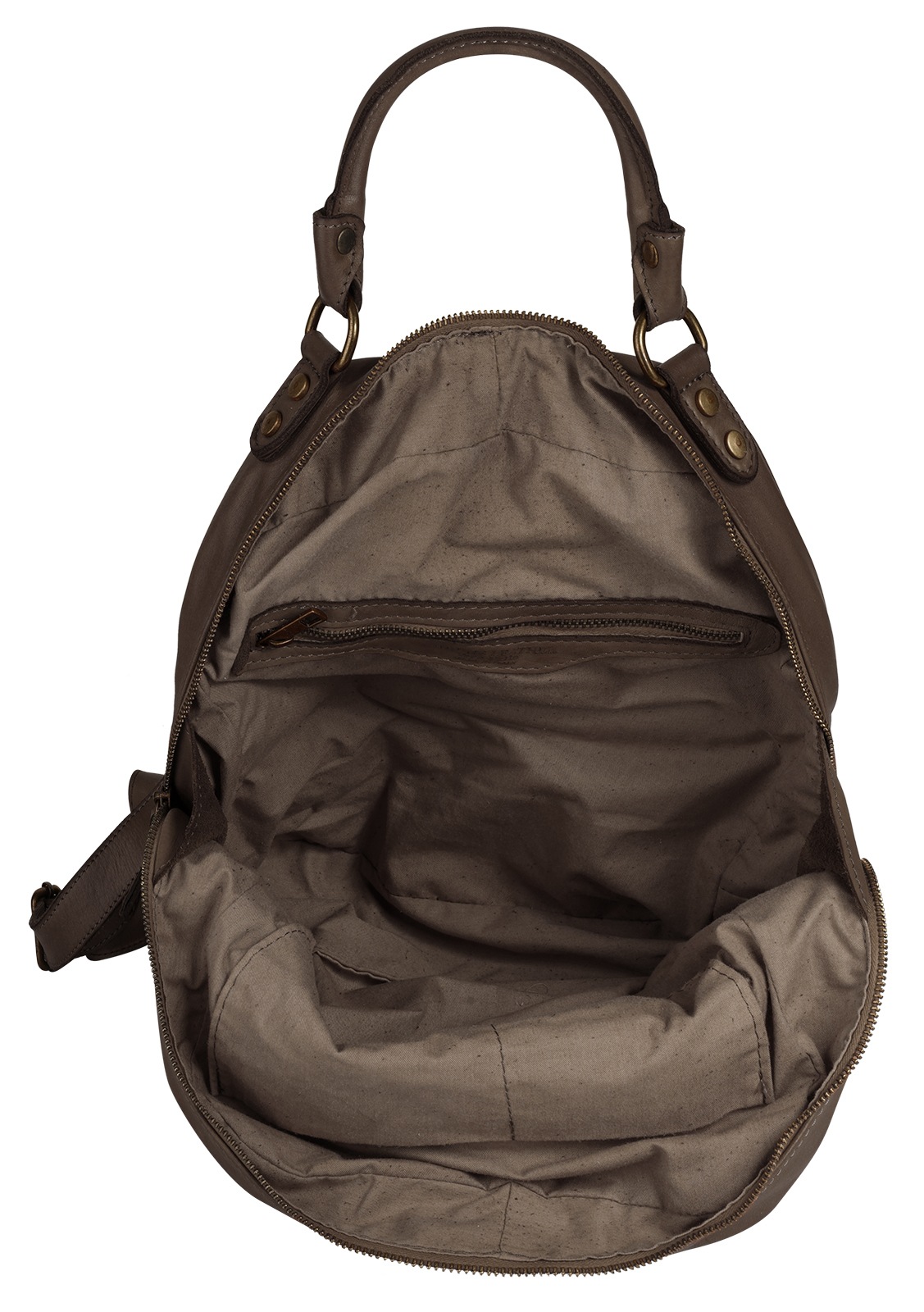 Samantha Look Cityrucksack, echt Leder, Made in Italy