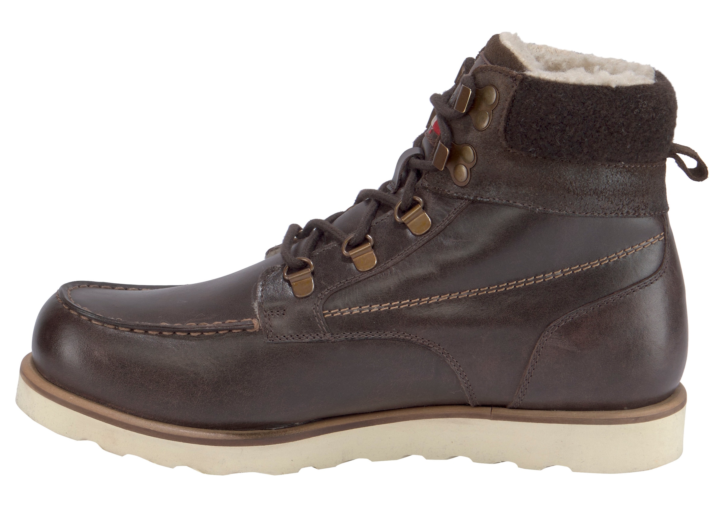 Pantofola d´Oro Schnürboots »BORMIO BOOT UOMO HIGH«, im Casual Business Look