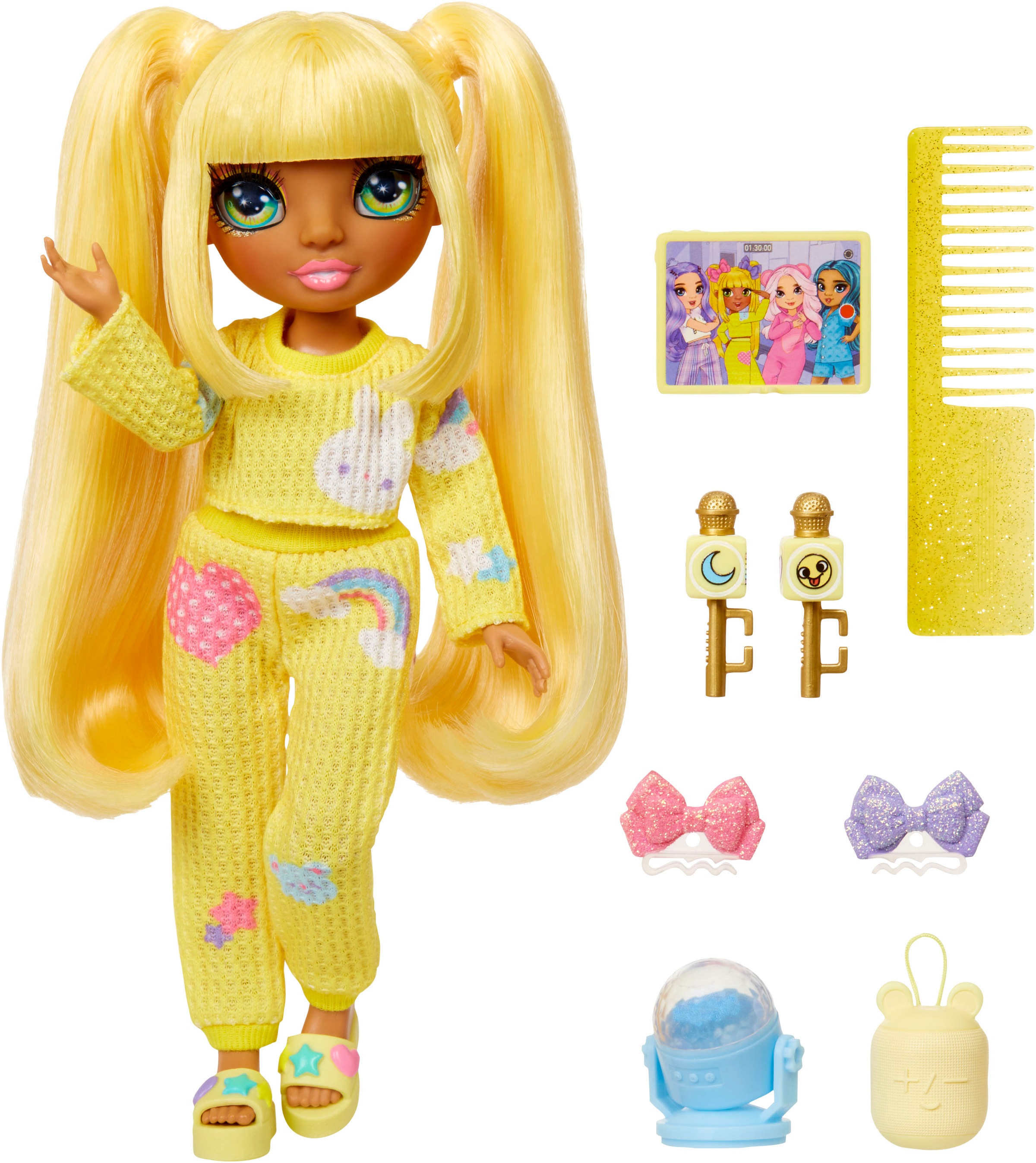 RAINBOW HIGH Poupée à habiller »Junior High PJ Party Fashion Doll Sunny (Yellow)«