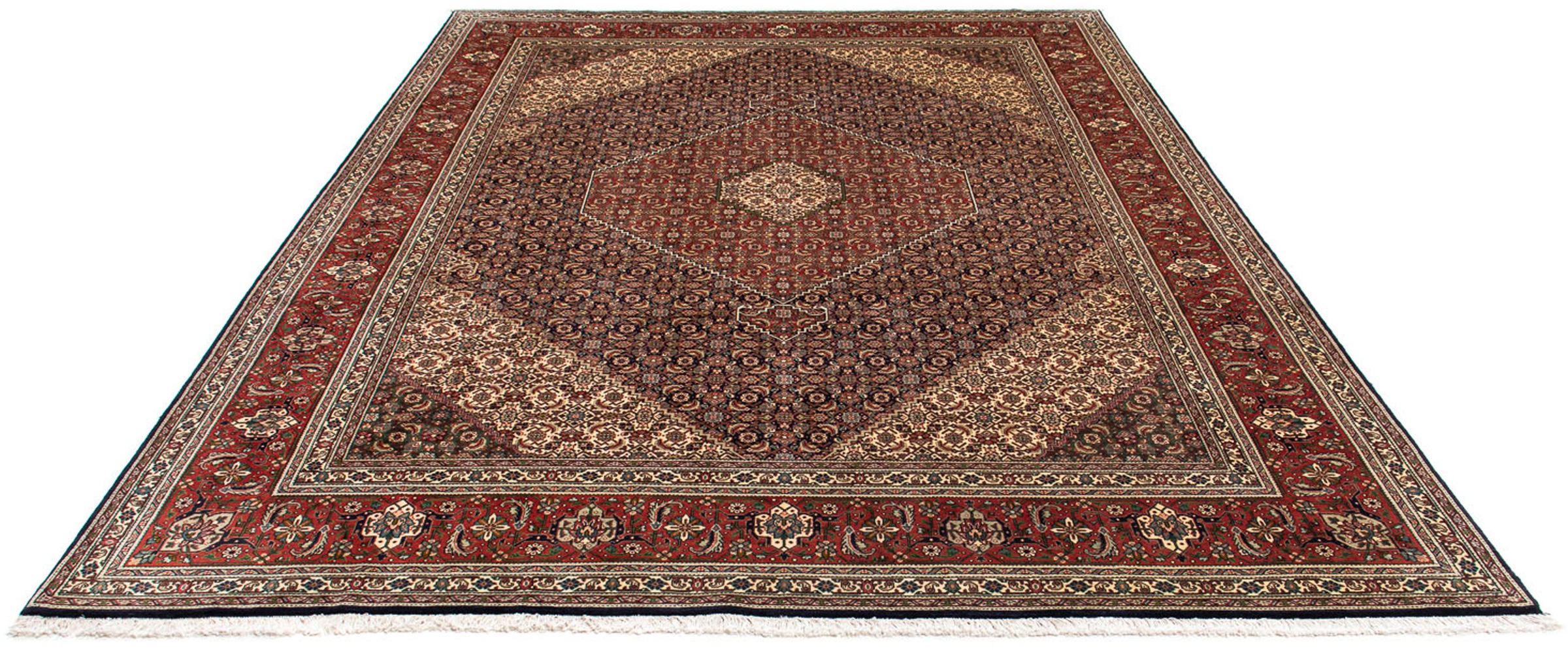 Image of morgenland Orientteppich »Perser - Täbriz - 343 x 246 cm - mehrfarbig«, rechteckig, 10 mm Höhe, Wohnzimmer, Handgeknüpft, Einzelstück mit Zertifikat bei Ackermann Versand Schweiz