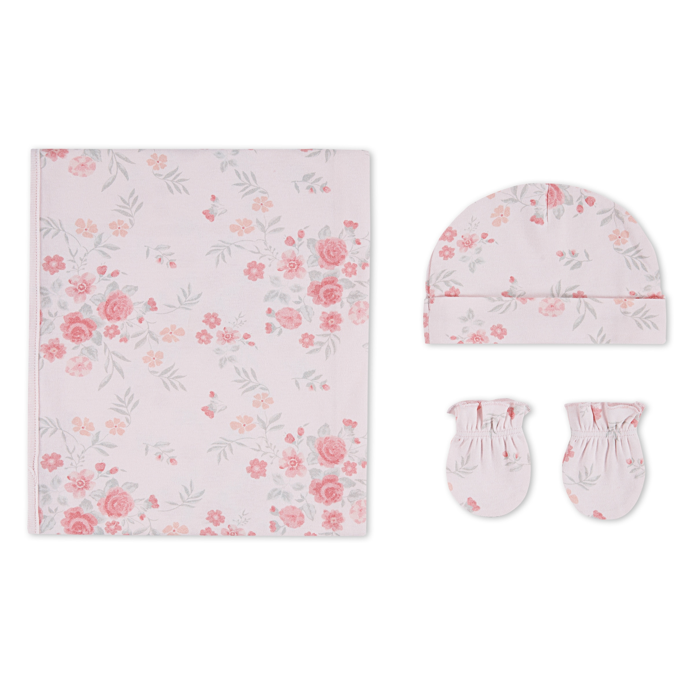 HUGGIES babywear Couverture pour bébé »HGHG 3PC BLANKET SET« mit All-Over Print