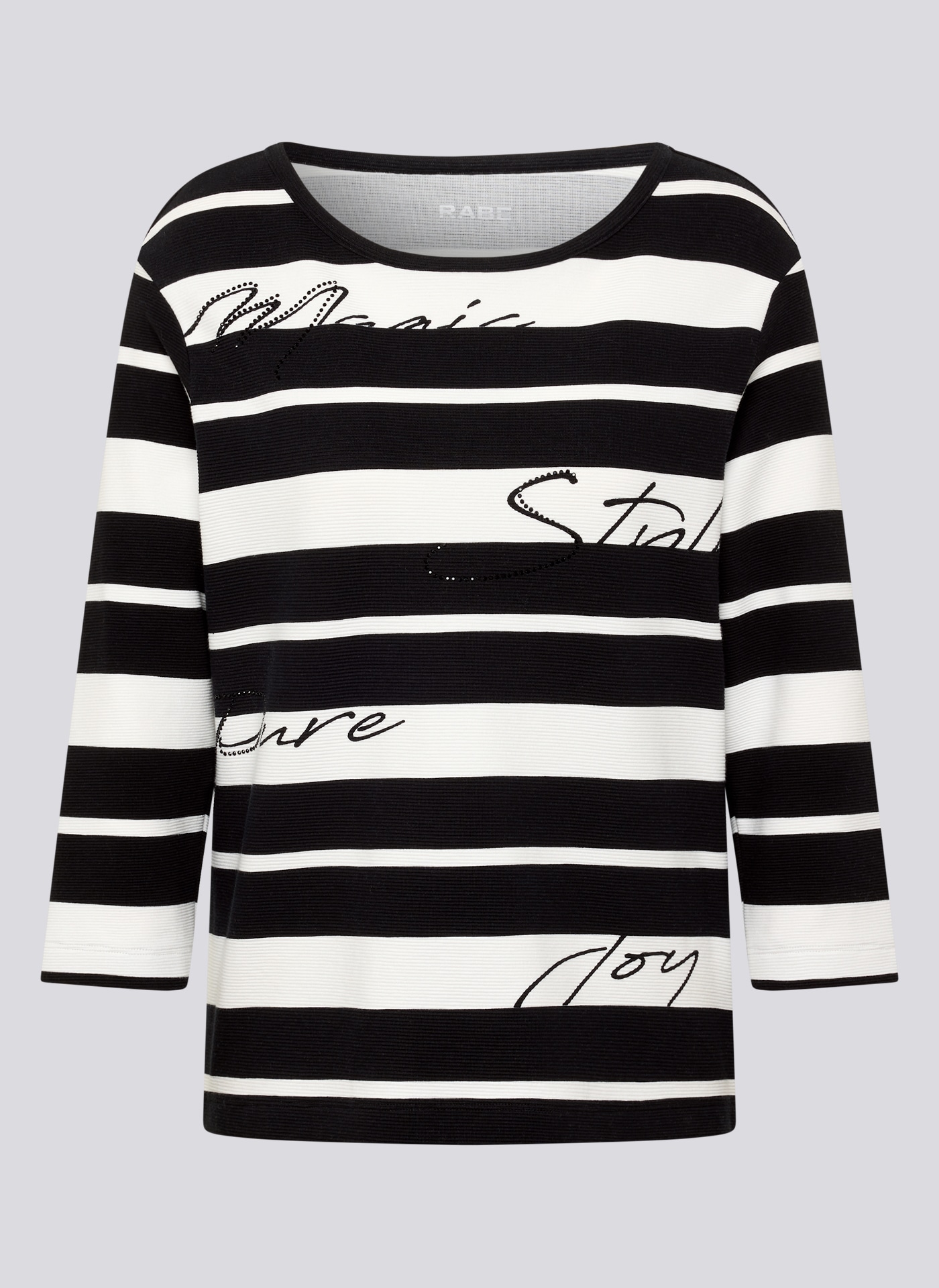 Rabe 3/4-Arm-Shirt mit Schriftzug