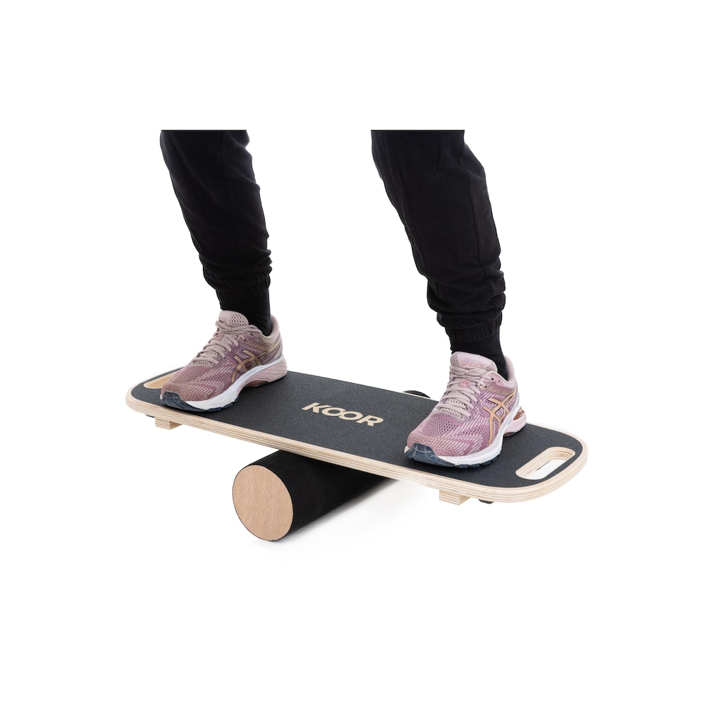 KOOR Balanceboard »Board mit Rolle«, (1 tlg.)