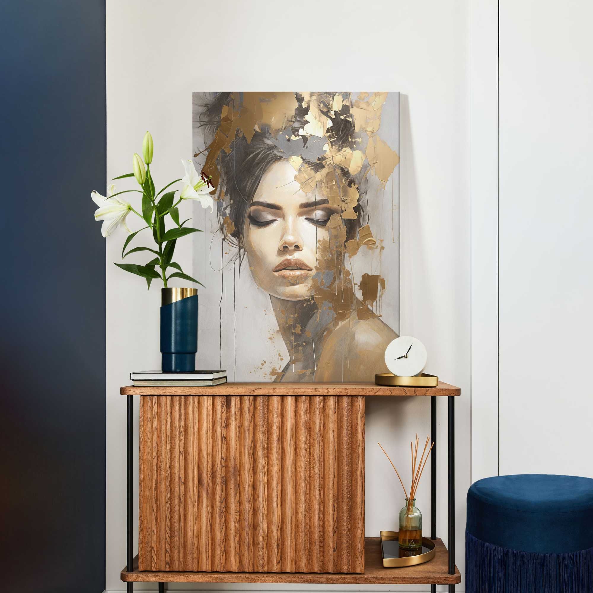 Image of Reinders Leinwandbild "Chique Gold"