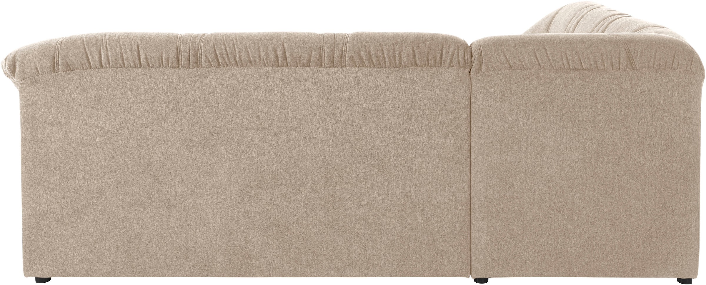 DOMO collection Ecksofa »Sarafina zeitlos und komfortabel, optional mit Federkern, L-Form«, wahlweise mit Bettfunktion