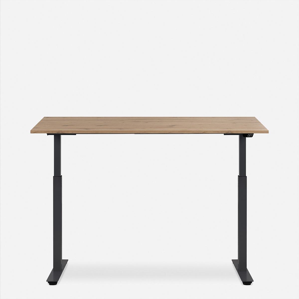 Schreibtische »WRK21 Schreibtisch Smart 120 x 80 cm, Höhenverstellbar, Kendal Eiche / Schwarz«