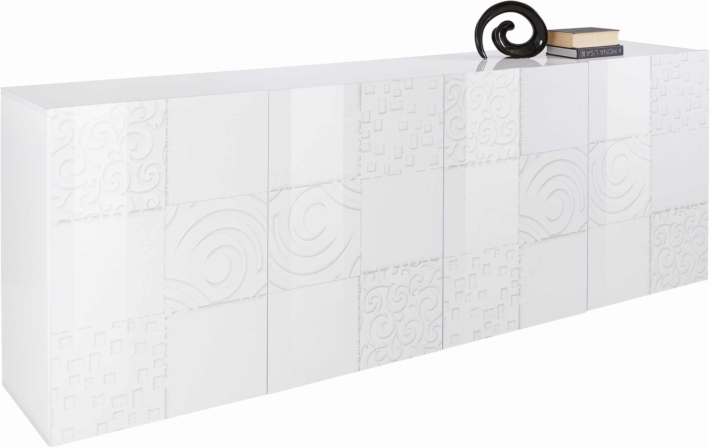 Image of Home affaire Sideboard "Miro" Breite 241 cm mit dekorativem Siebdruck