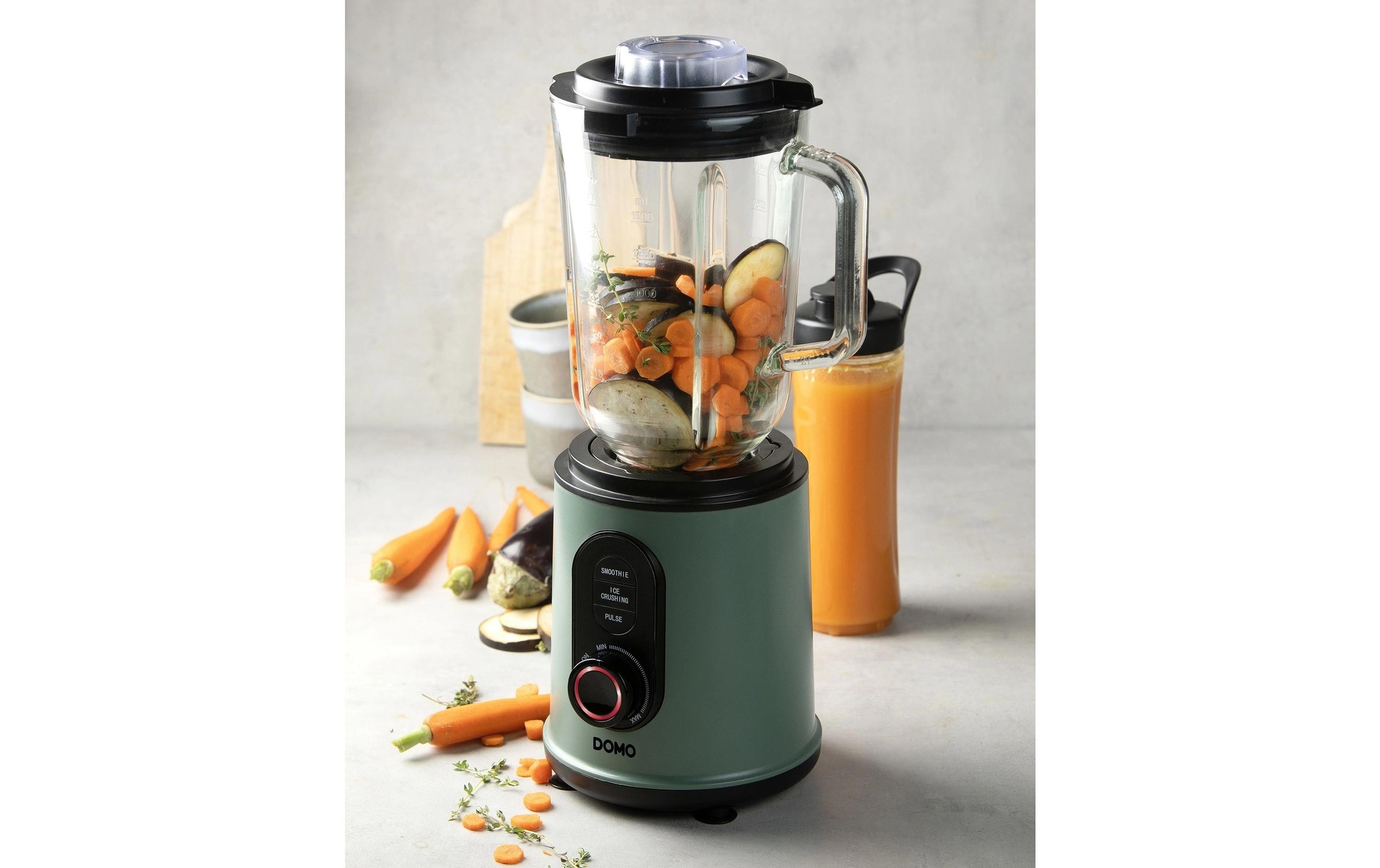 Domo Standmixer »DO734BL Dunkelgrün«, 800 W