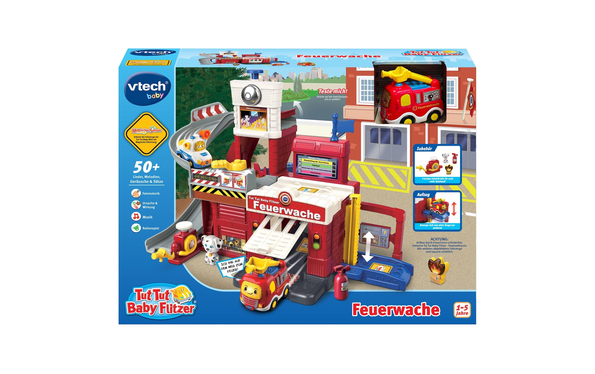 Vtech® Lernspielzeug »Tut Tut Baby Flitzer Feuerwache -DE-«