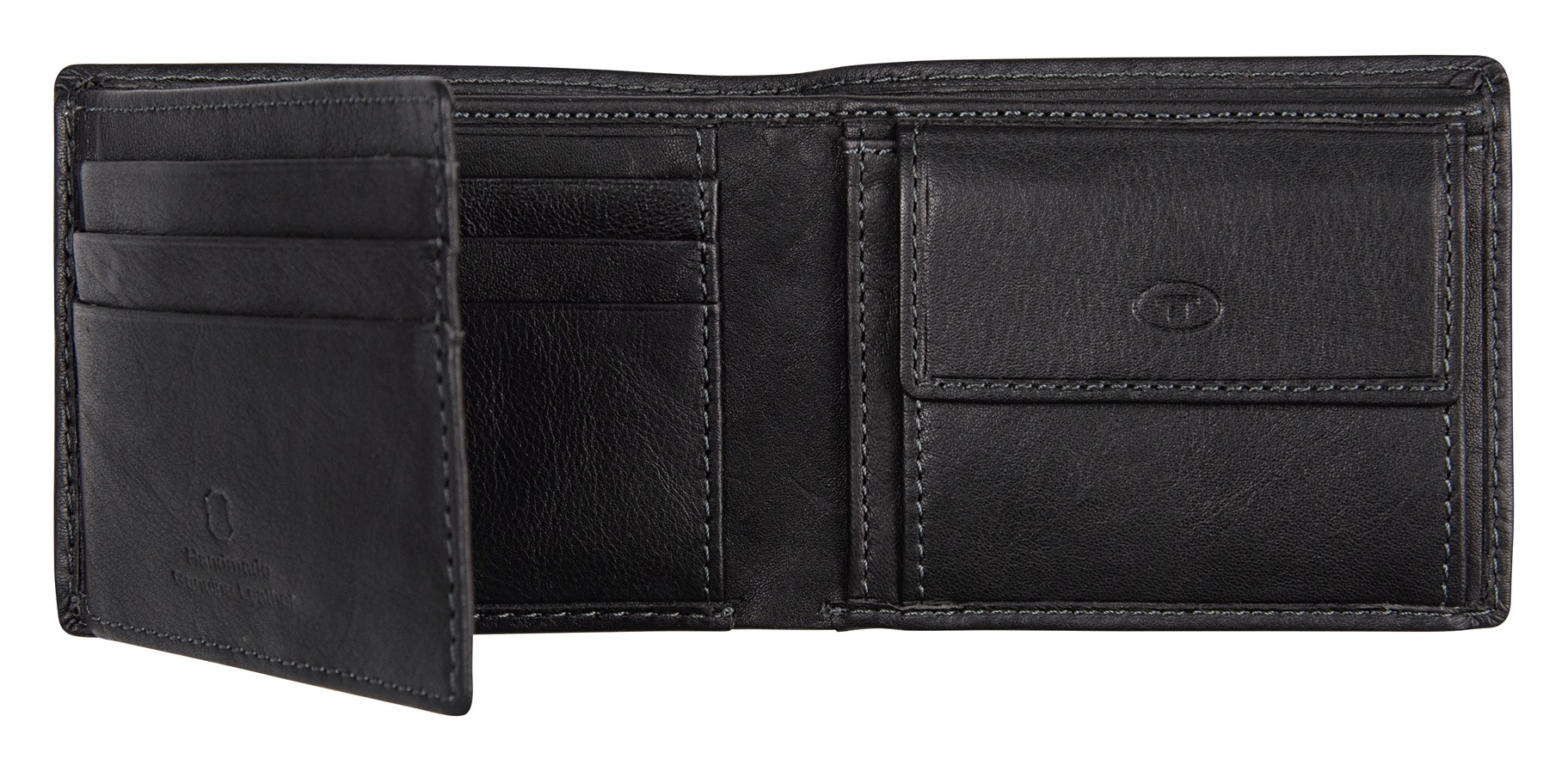 TOM TAILOR Geldbörse »LARY« aus Leder im Querformat