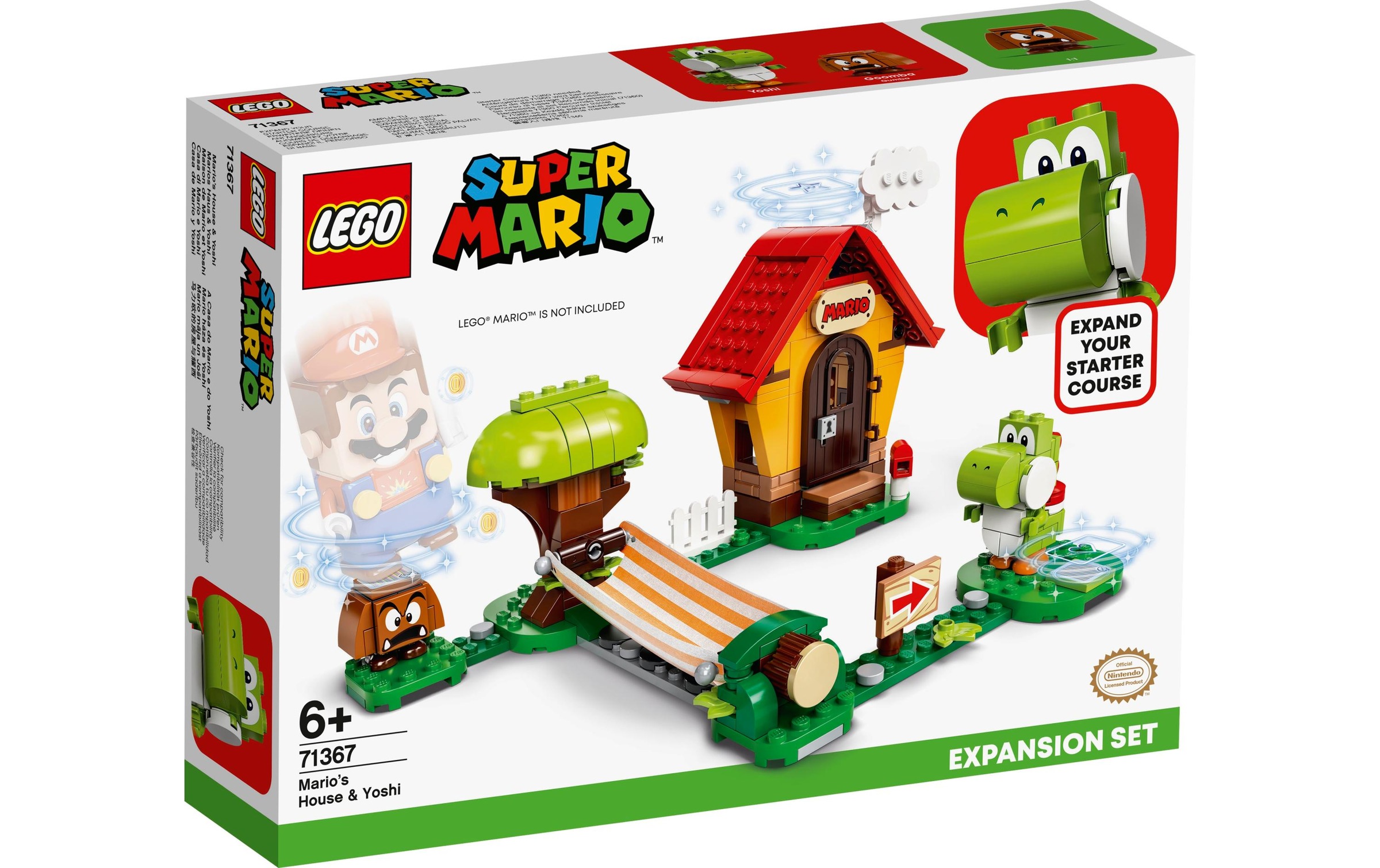 Image of LEGO® Spielbausteine »Super Mario Marios Haus und Yoshi« bei Ackermann Versand Schweiz