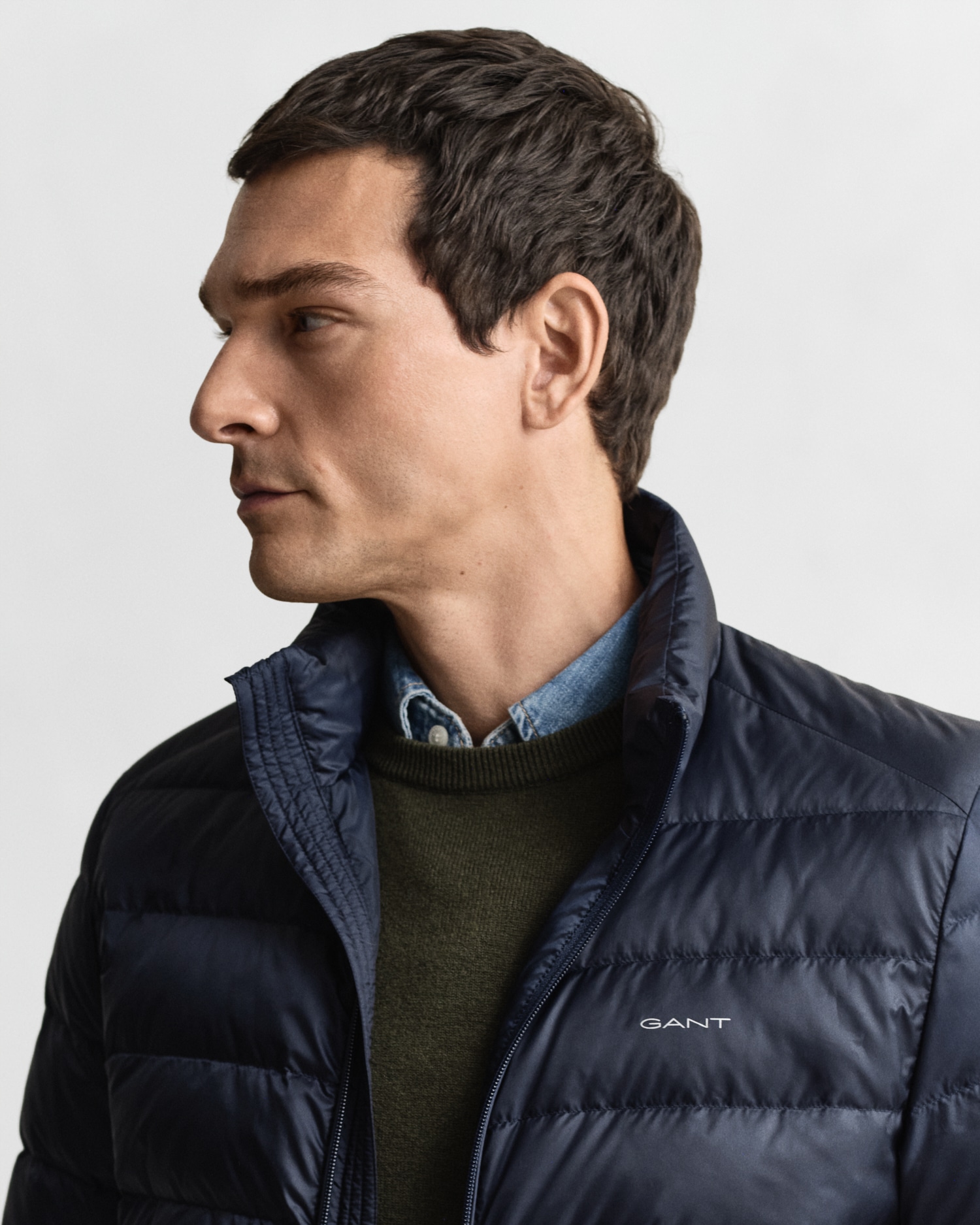 Gant Veste matelassée »LIGHT DOWN JACKET« 2-Wege-Reissverschluss, Übergangsjacke, regular fit