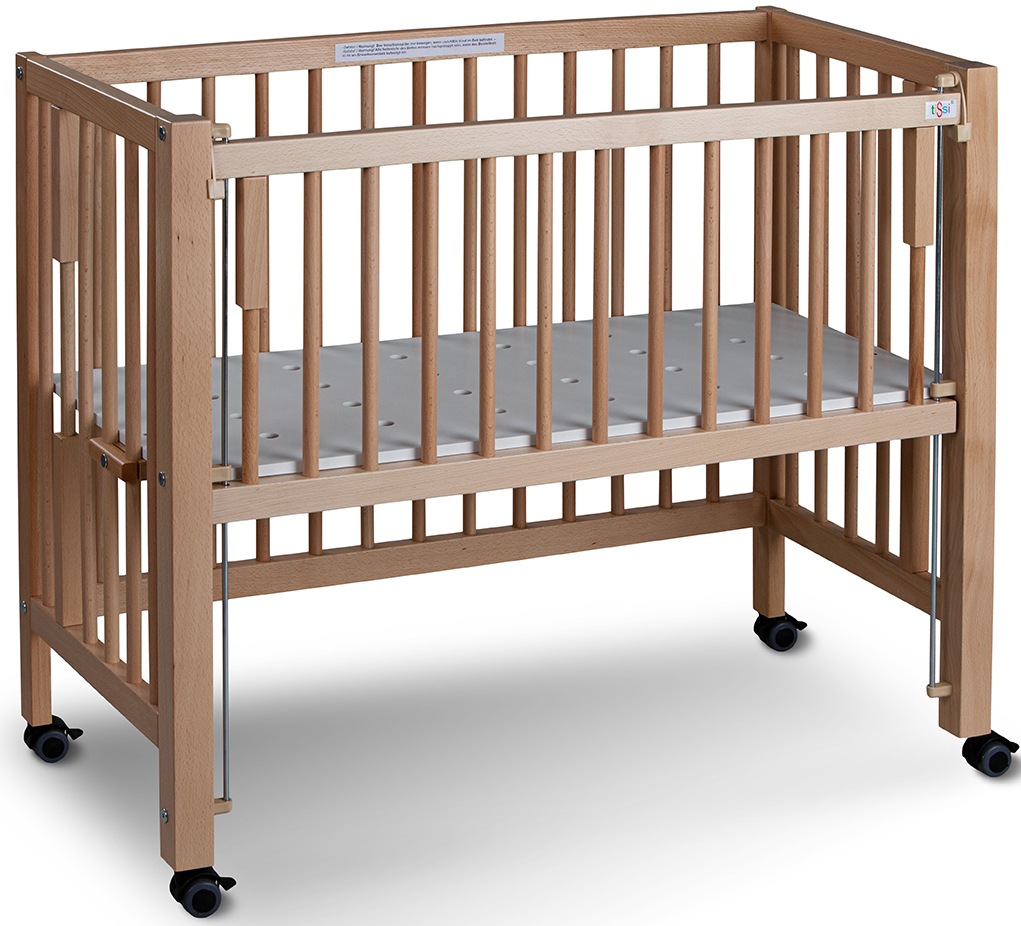 Image of tiSsi® Beistellbett »Buche Natur«, Made in Europe bei Ackermann Versand Schweiz