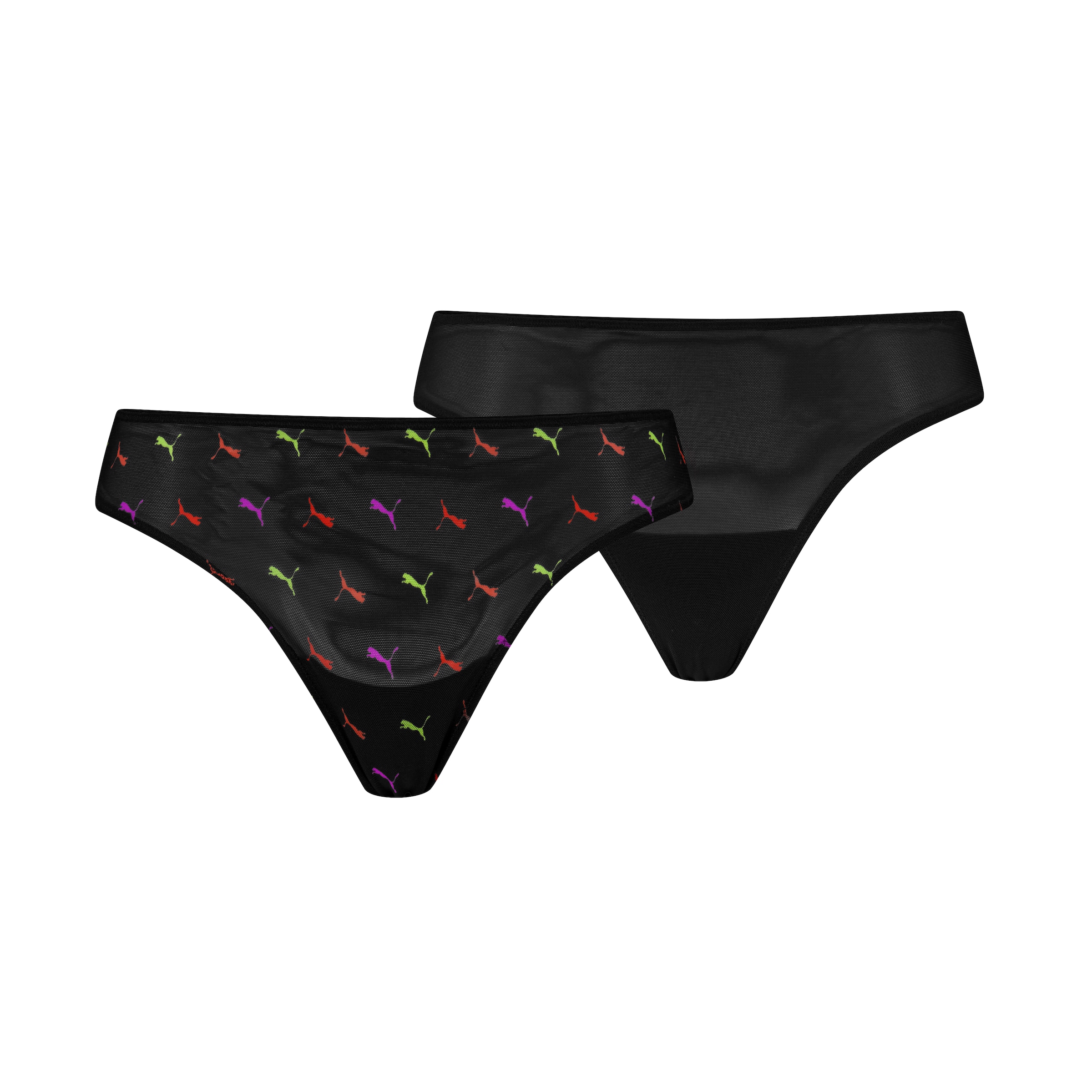 Image of PUMA String "PUMA WOMEN PRINTED MESH STRINGS" 2er Pack, mit buntem allover Print, mit Mesh-Details