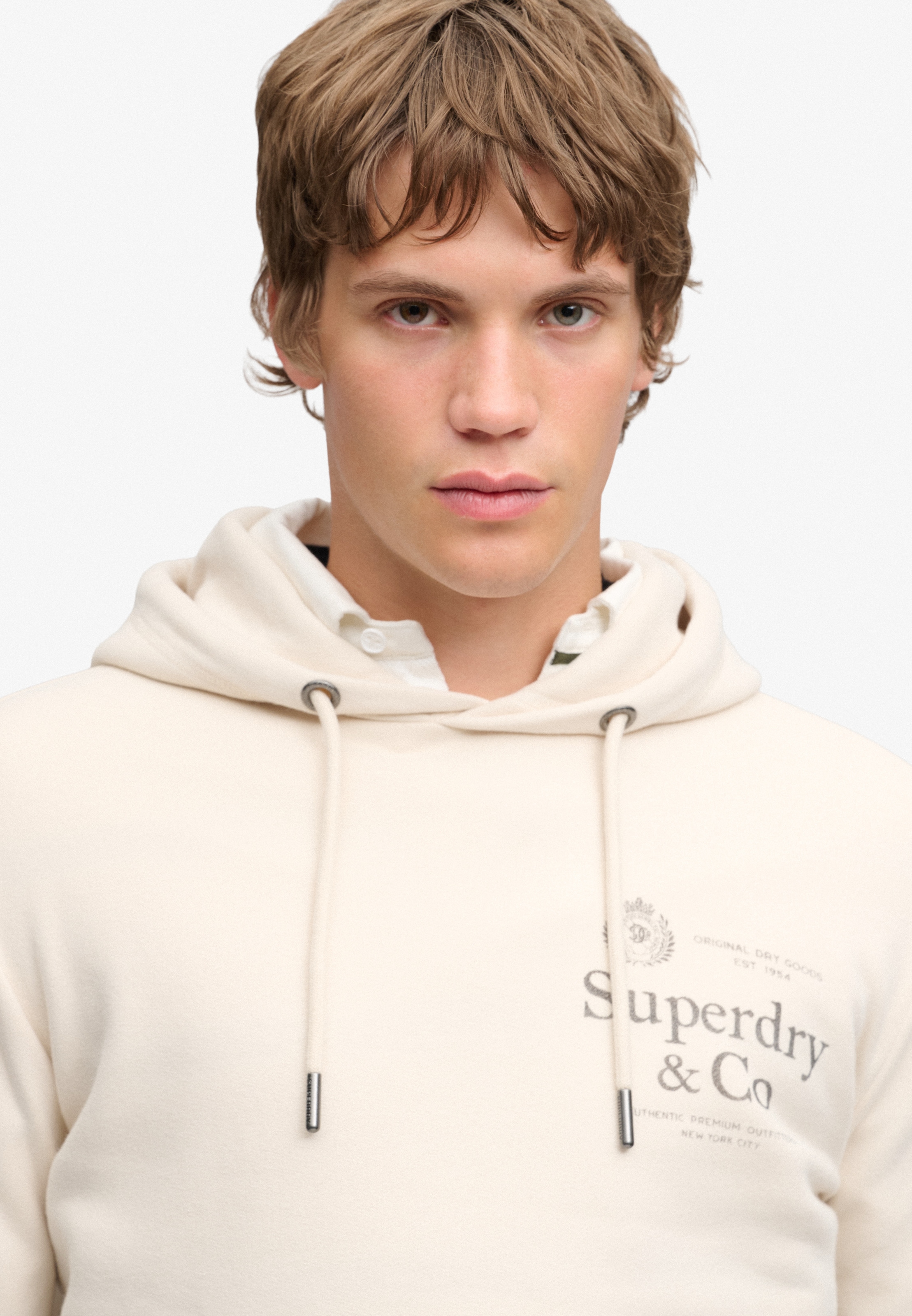 Superdry Kapuzensweatshirt »1954 COMPANY RELAXED HOOD«, Baumwollmischung, relaxed fit

