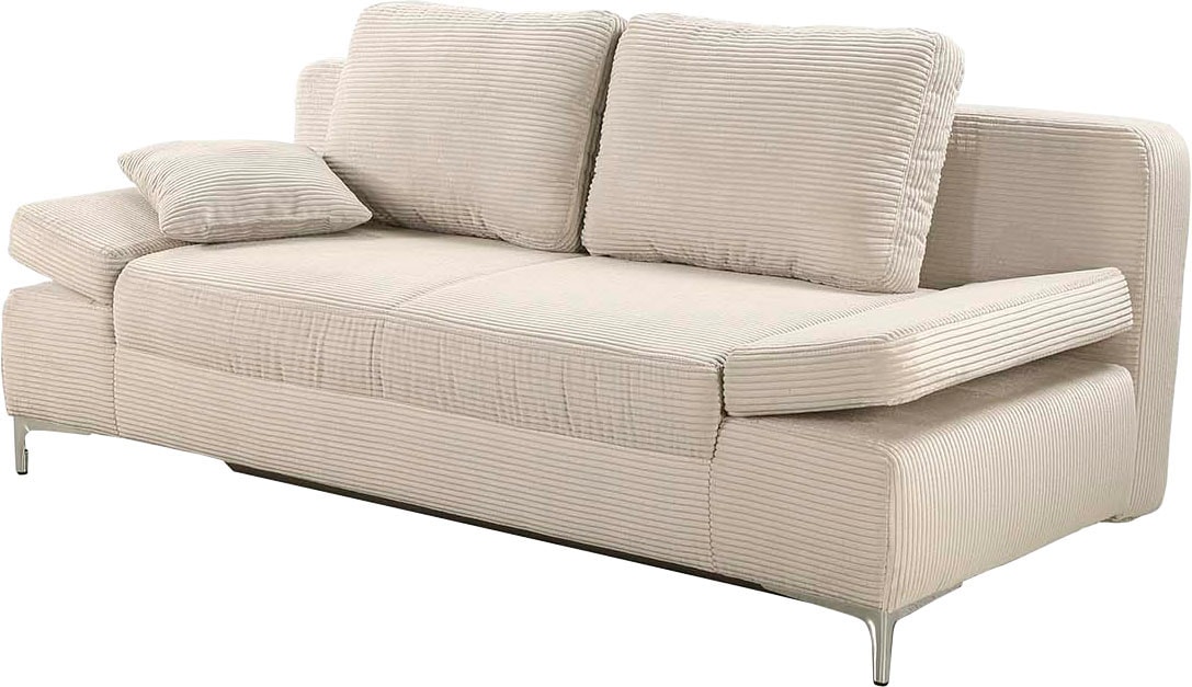 Jockenhöfer Gruppe Schlafsofa »Jano«, klassisches Schlafsofa mit individuell, verstellbaren Armlehnen
