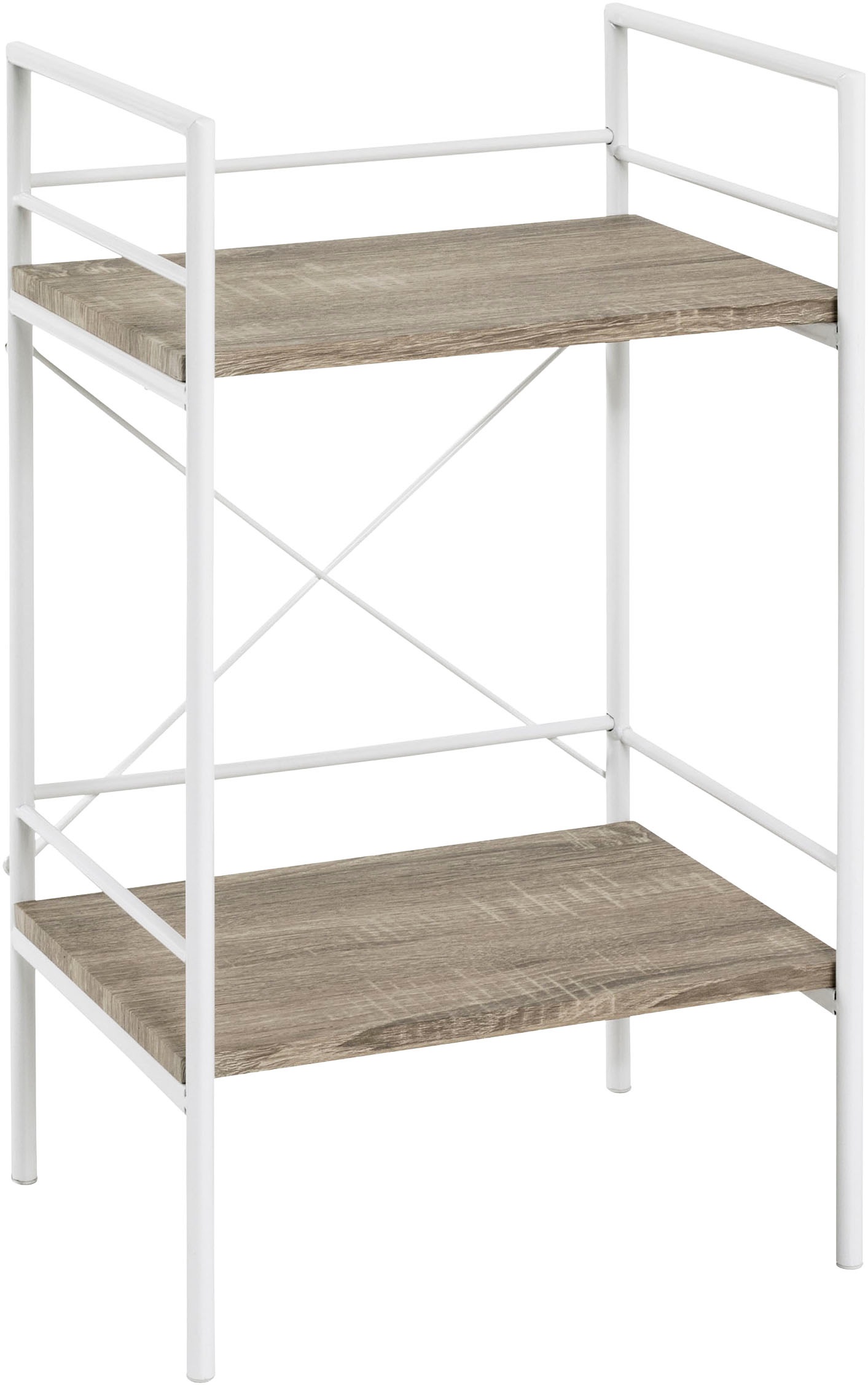 Étagère 2 Niveaux "Duja" 62cm Naturel