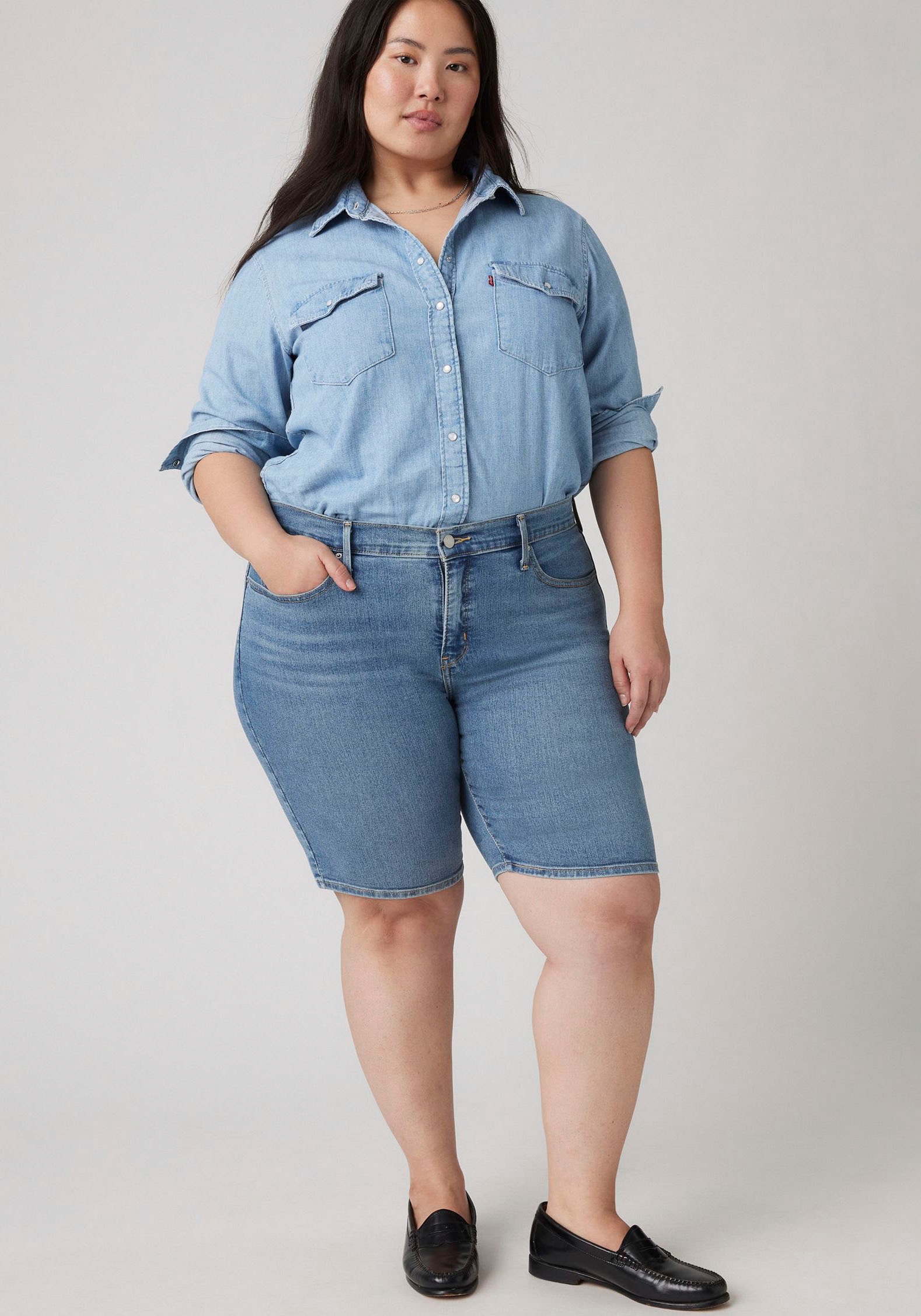 Levi's® Plus Short »PL SHAPING BERMUDA DA«  Pantalon d'été style cinq poches