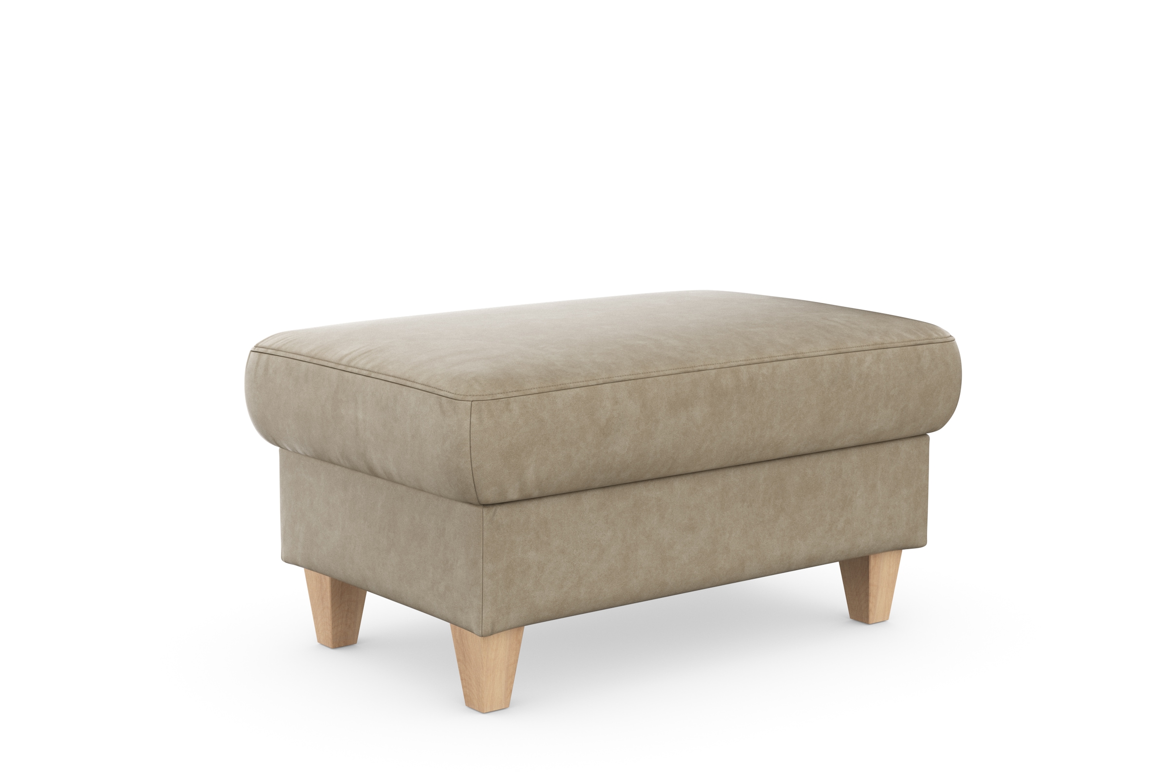 sit&more Stauraumhocker »Farö« mit Stauraum und Federkern und naturfarbenen Füssen