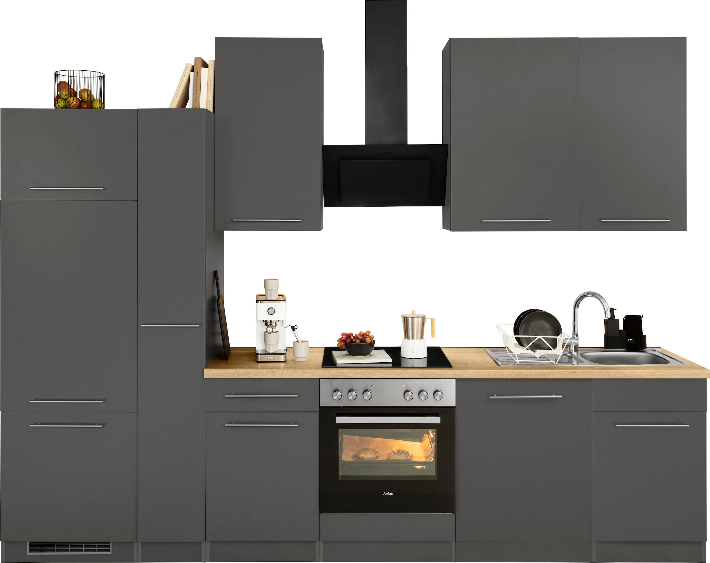 wiho Küchen Küchenzeile »Unna« ohne E-Geräte, Breite 310 cm