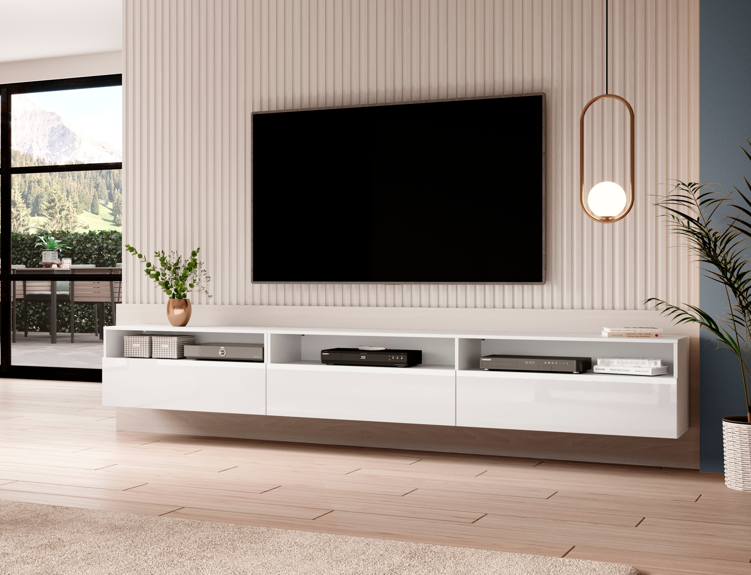 Image of GOODproduct Lowboard "Baros" stehend/hängend montierbar, Breite 270 cm