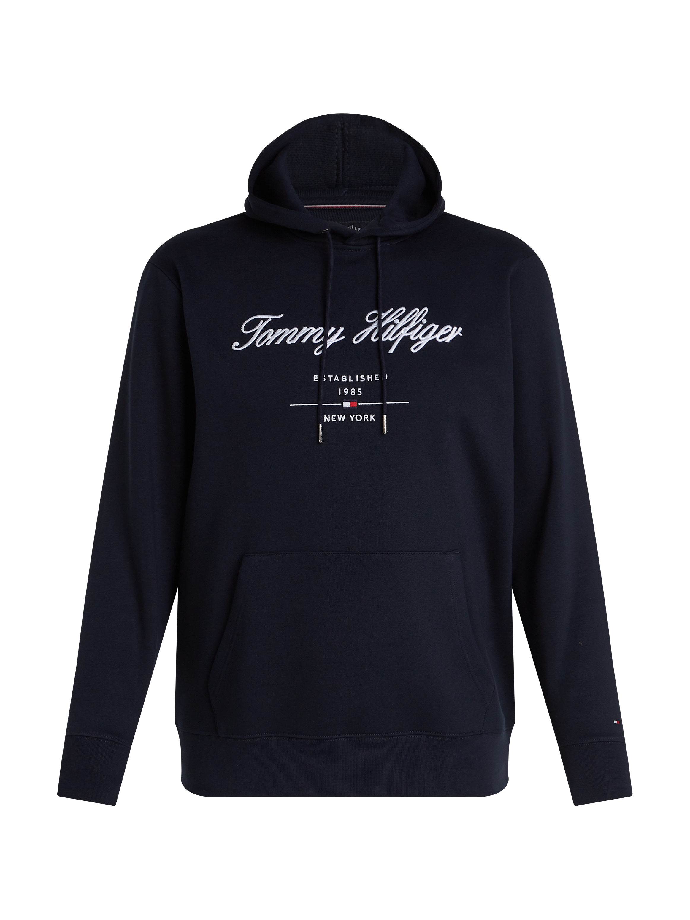 Tommy Hilfiger Big & Tall Sweatshirt »BT-SCRIPT LOGO HOODY-B«, in Grossen Grössen, Logostickerei