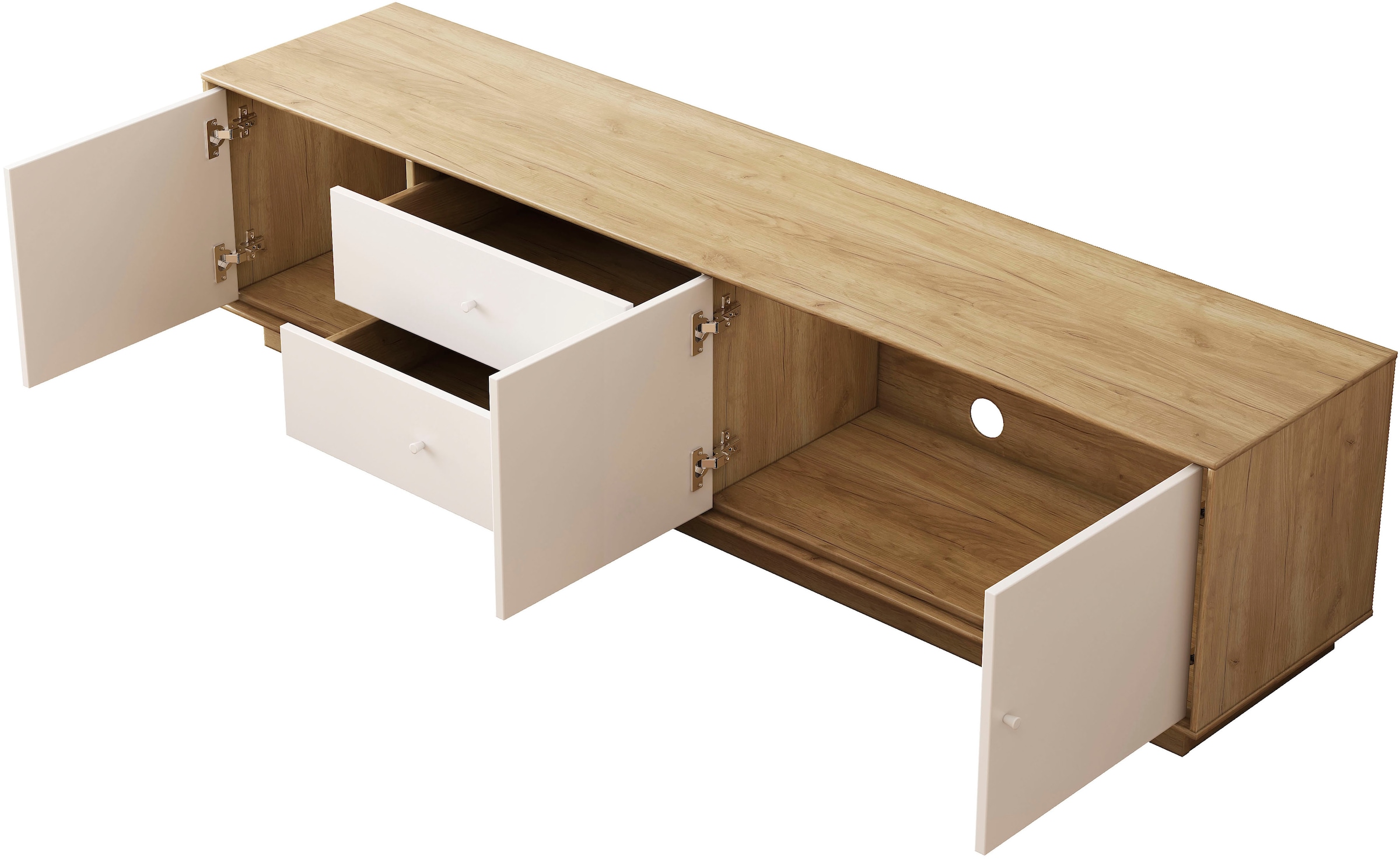 GOODproduct Tableau TV »Blaire« kratzfeste Melaminoberfläche, ABS-Kanten und FSC-zertifiziertem Holz