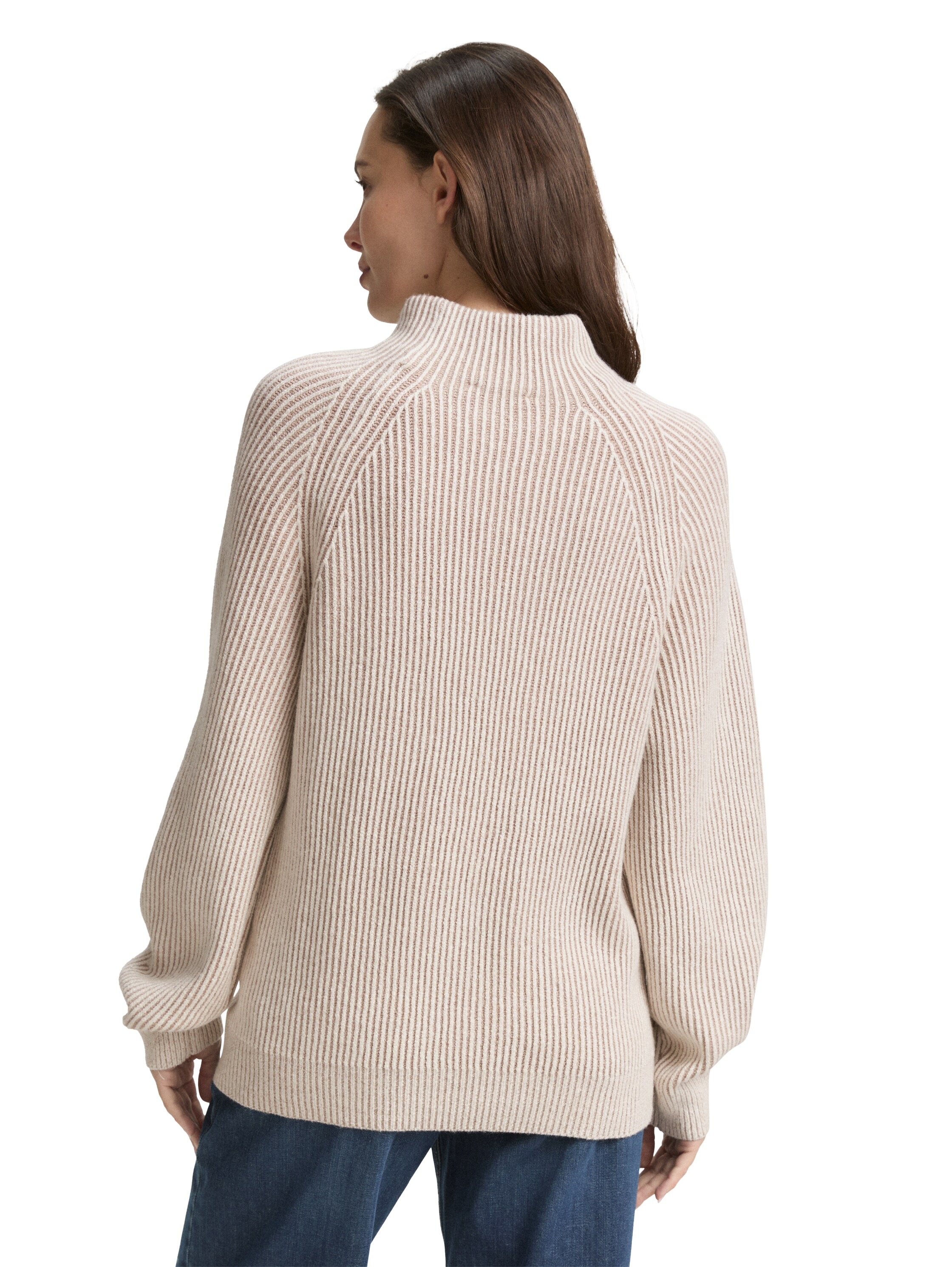 TOM TAILOR Strickpullover, mit Rippstruktur