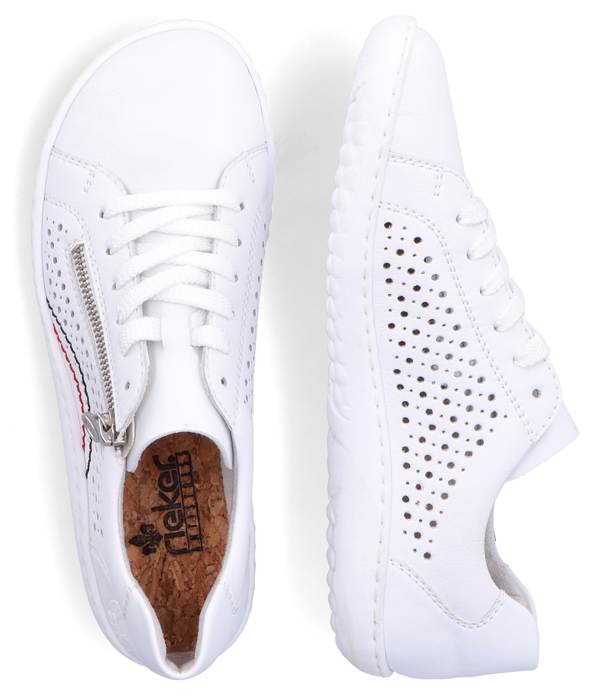 Rieker Sneaker, mit seitlicher Perforation