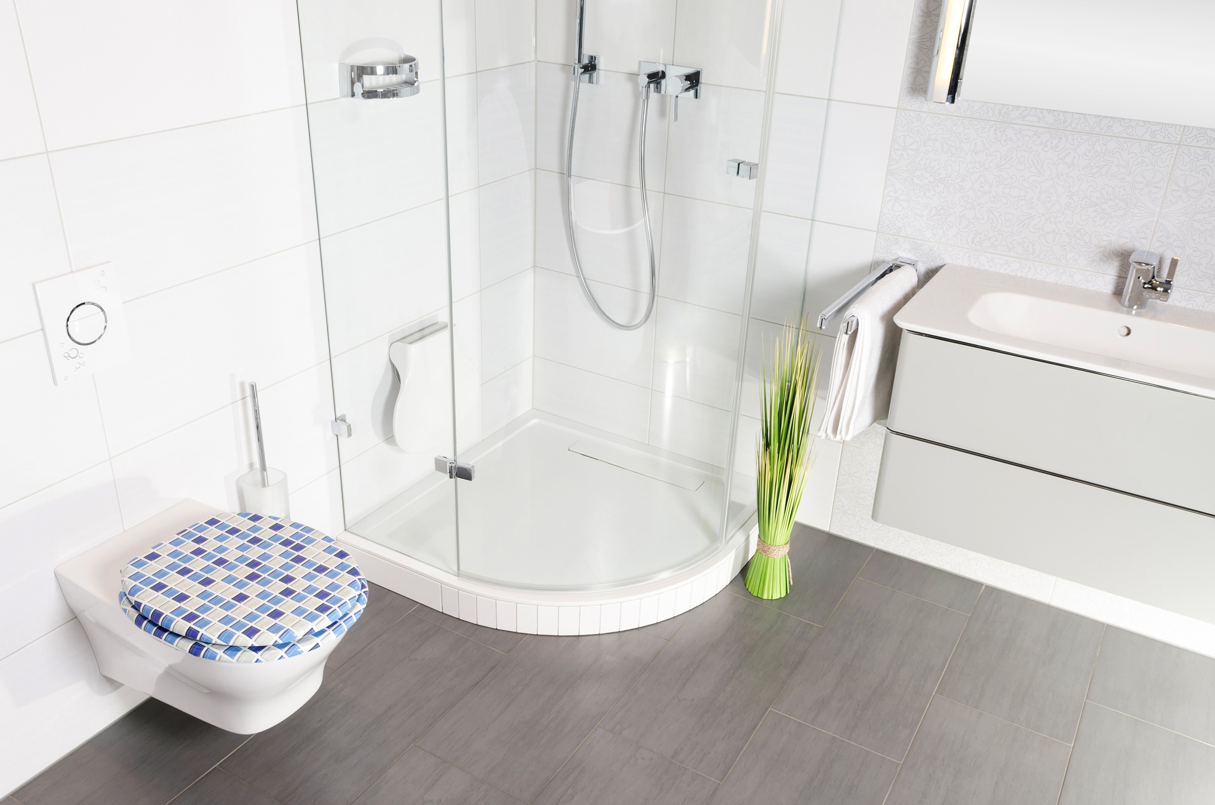 Sanilo WC-Sitz »Mosaik Blau« mit Absenkautomatik