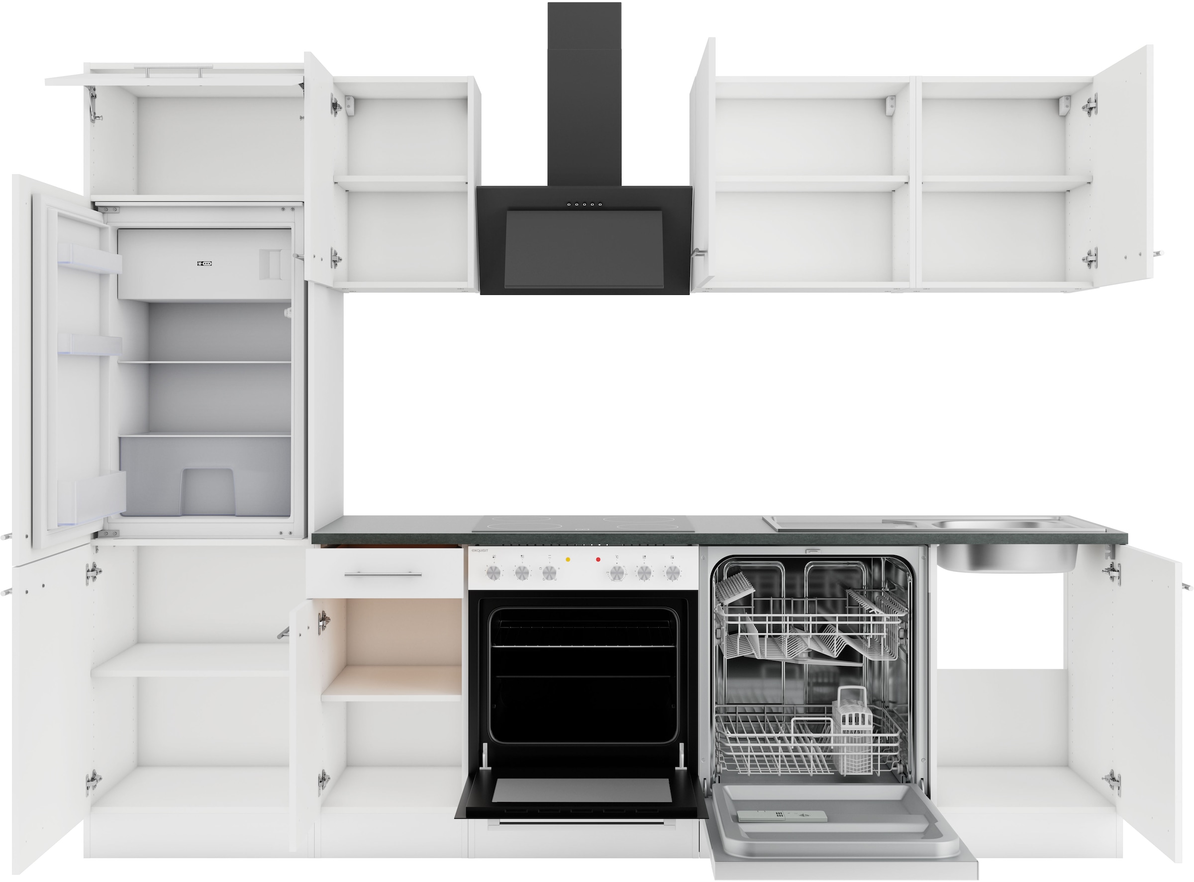 OPTIFIT Cuisine »Bella« Breite 270 cm, wahlweise mit E-Geräten